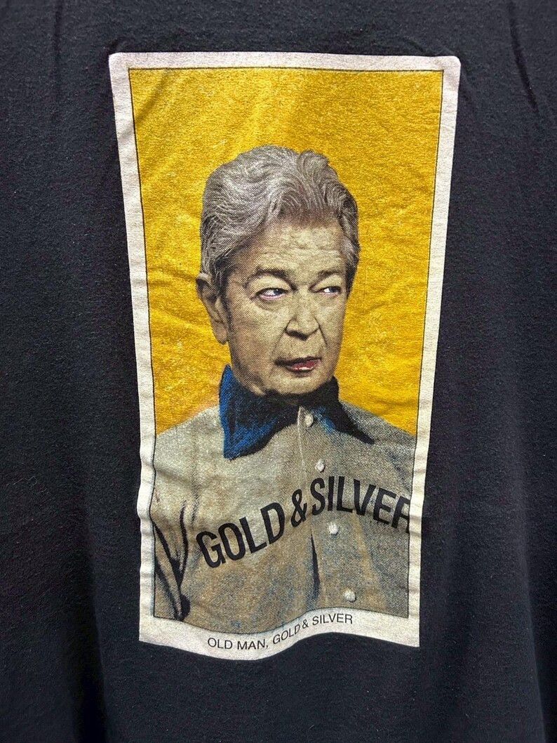 Vintage Vintage 2000s Old Man , Gold & Silver tshirt size 2XL Size US XXL / EU 58 / 5 - 3 Thumbnail