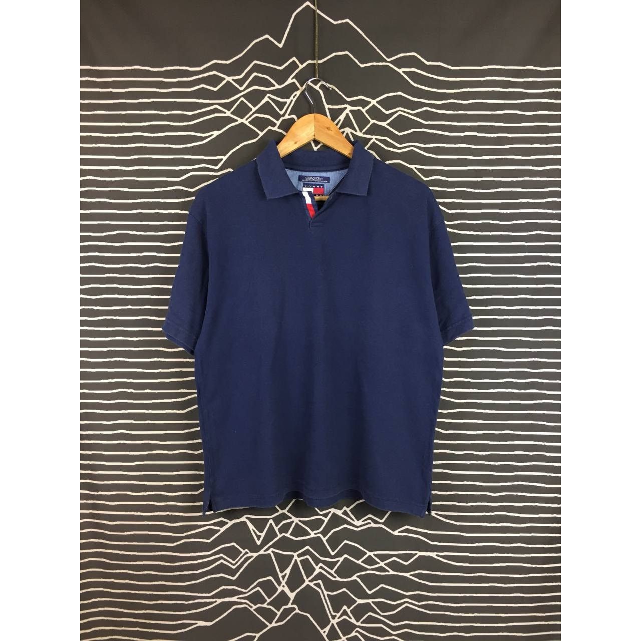 Tommy Hilfiger × Vintage Tommy Jeans Tommy Hilfiger Open Collar Polo Tee Size US S / EU 44-46 / 1 - 2 Thumbnail