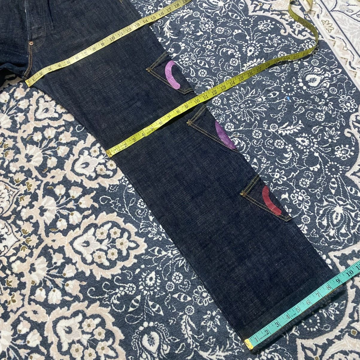 Evisu Evisu Paris Denim Multi Pocket Selvedge Jeans Size US 34 / EU 50 - 25 Thumbnail