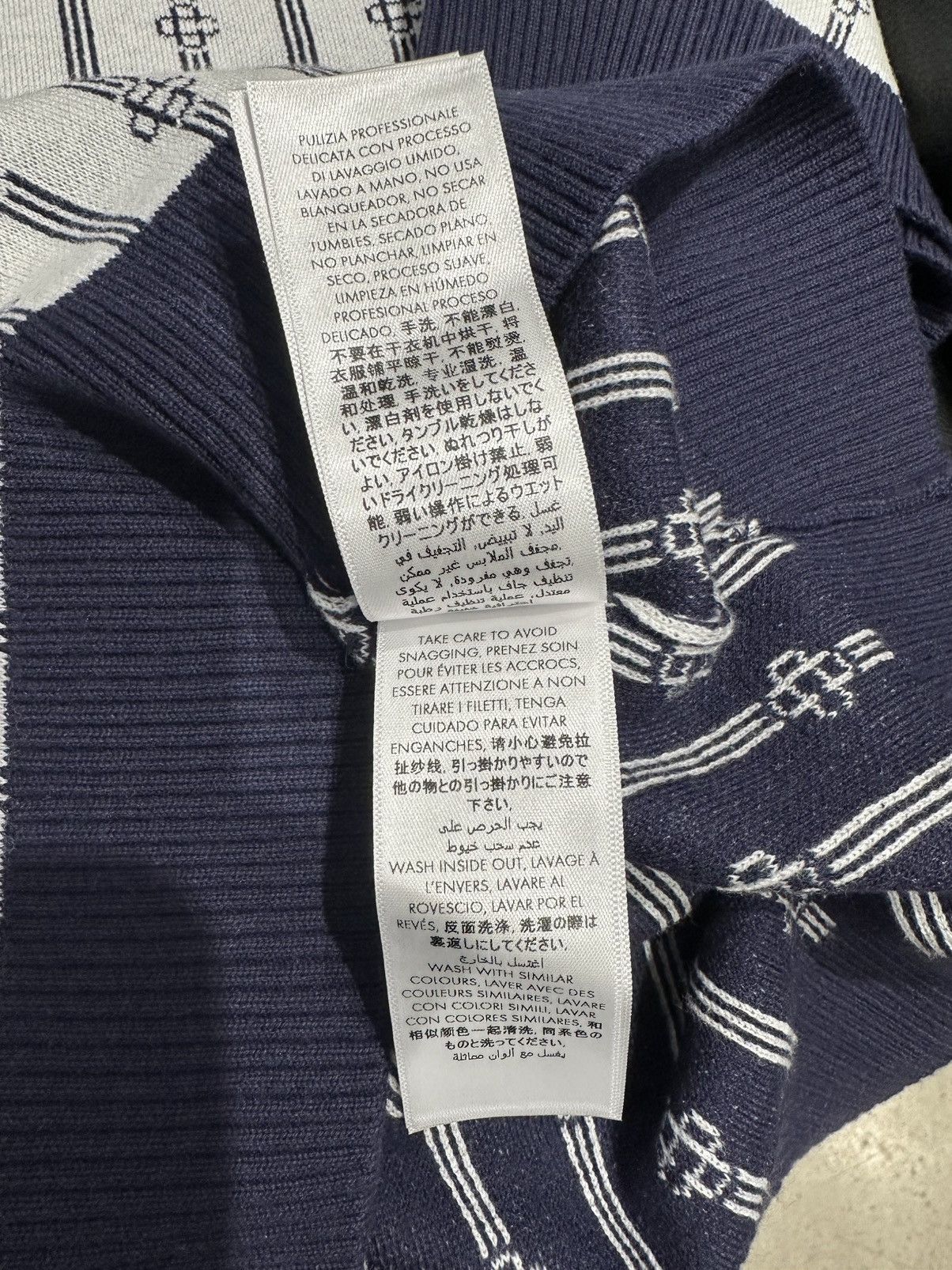 Casablanca CASABLANCA - Monogram Polo Navy Size US M / EU 48-50 / 2 - 6 Thumbnail