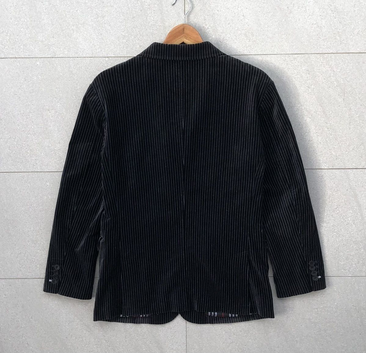 Burberry Burberry Black Label Men’s Velvet Lined Novacheck Blazer Size US M / EU 48-50 / 2 - 8 Thumbnail