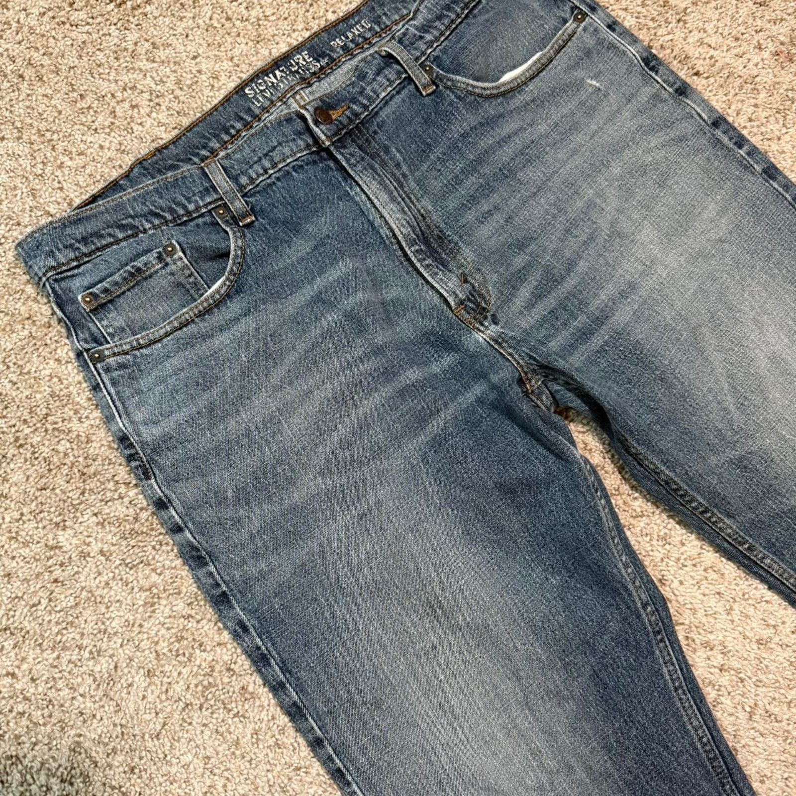 Levi's Levis 505 signature dark Size US 40 / EU 56 - 3 Thumbnail