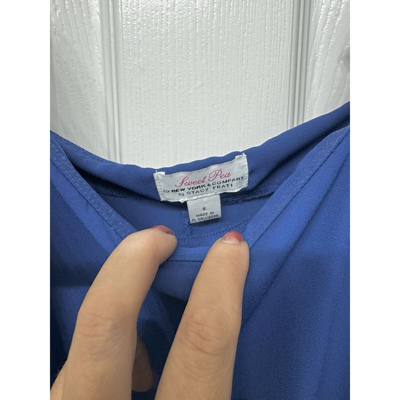 Other New York & Co. Sweet Pea Cold Shoulder Blouse, Straps Tie S Size S / US 4 / IT 40 - 6 Thumbnail