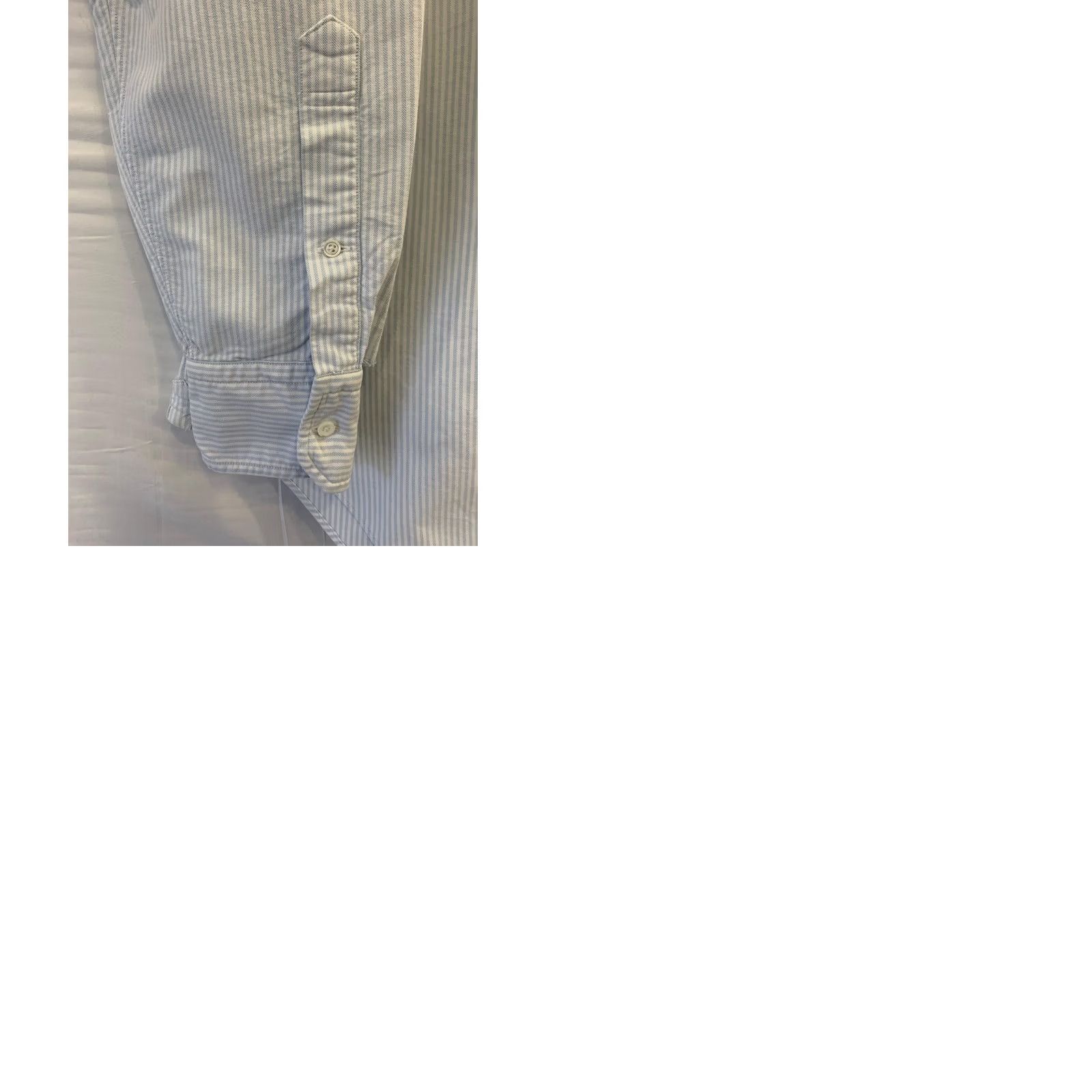 Thom Browne Thom Browne Button-Down Oxford Stripe Shirt Men’s XL Made in USA Patch Logo #C2 Shirt Mens XL Blue Striped 100% cotton USA Patch Logo Size US XL / EU 56 / 4 - 9 Thumbnail