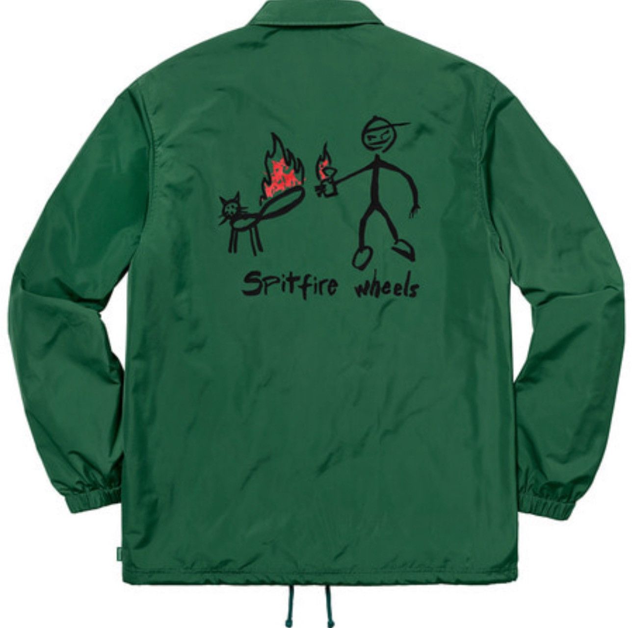 Supreme 18SS supreme spitfire coach jacket green | Grailed