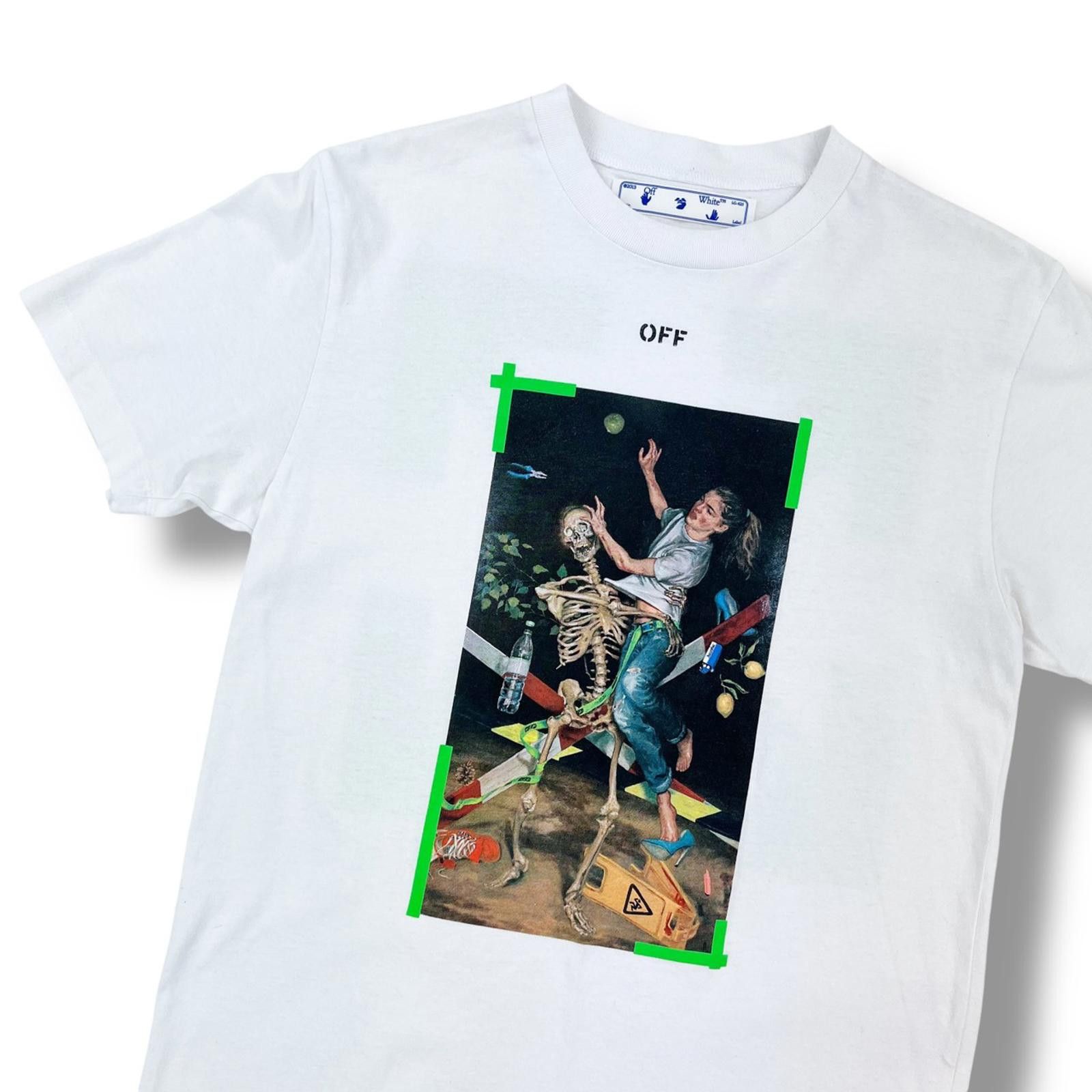 Off-White Off-White Pascal Skeleton White T Shirt Size US S / EU 44-46 / 1 - 1 Thumbnail