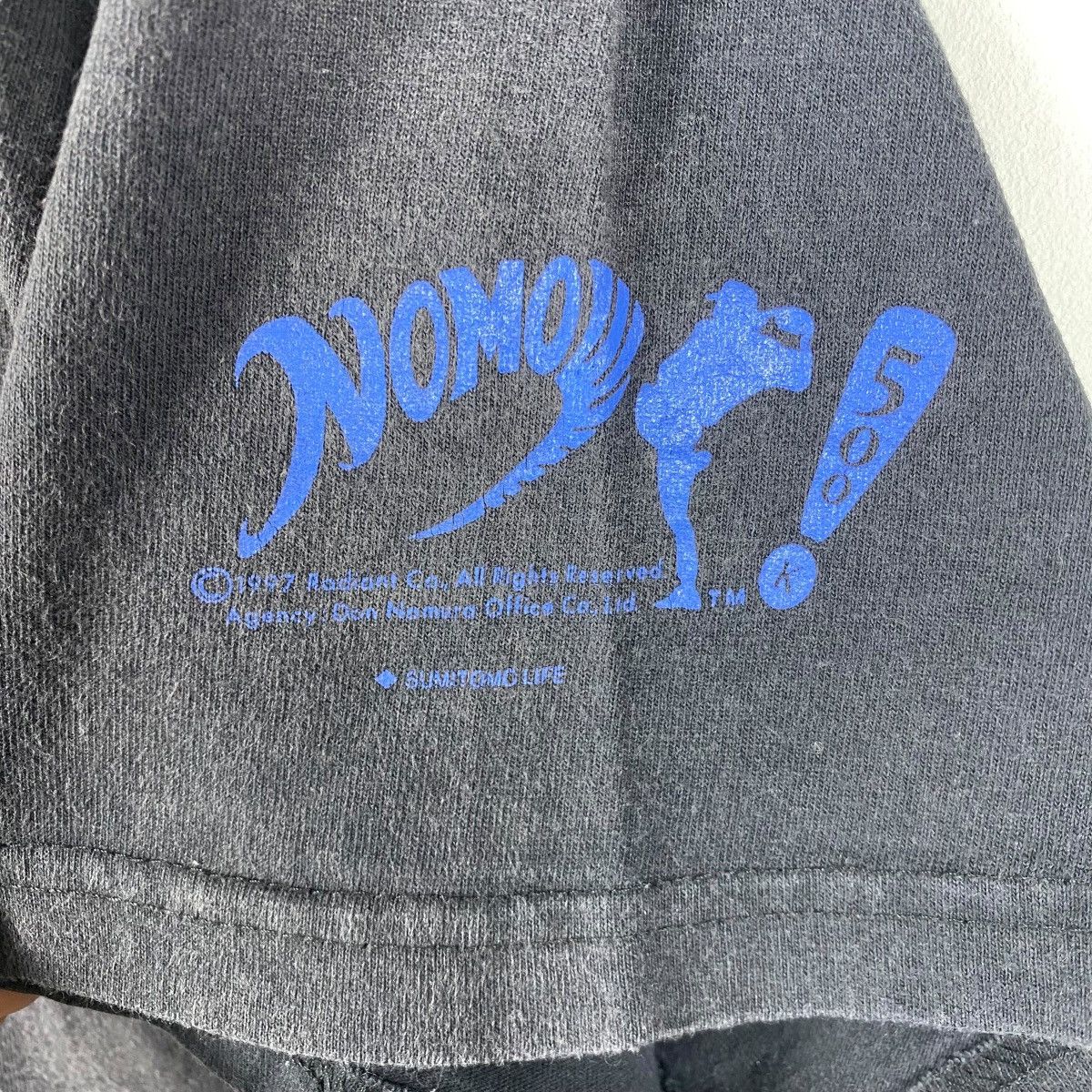 MLB Vintage 90's HIDEO NOMO La Dodgers Mlb Graphic Tee Shirt Size US L / EU 52-54 / 3 - 4 Thumbnail