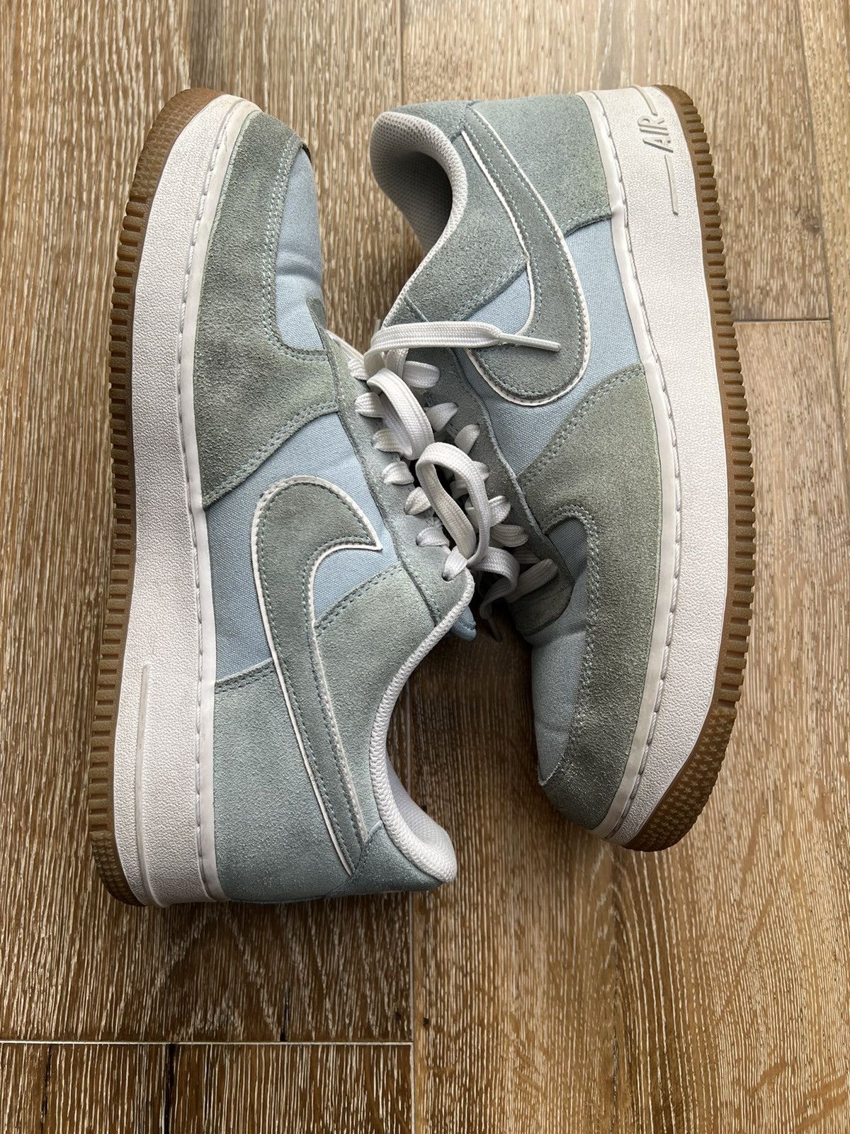 Nike Nike Air Force 1 Low Light Armory Blue Sneakers Size US 9.5 / EU 42-43 - 3 Thumbnail