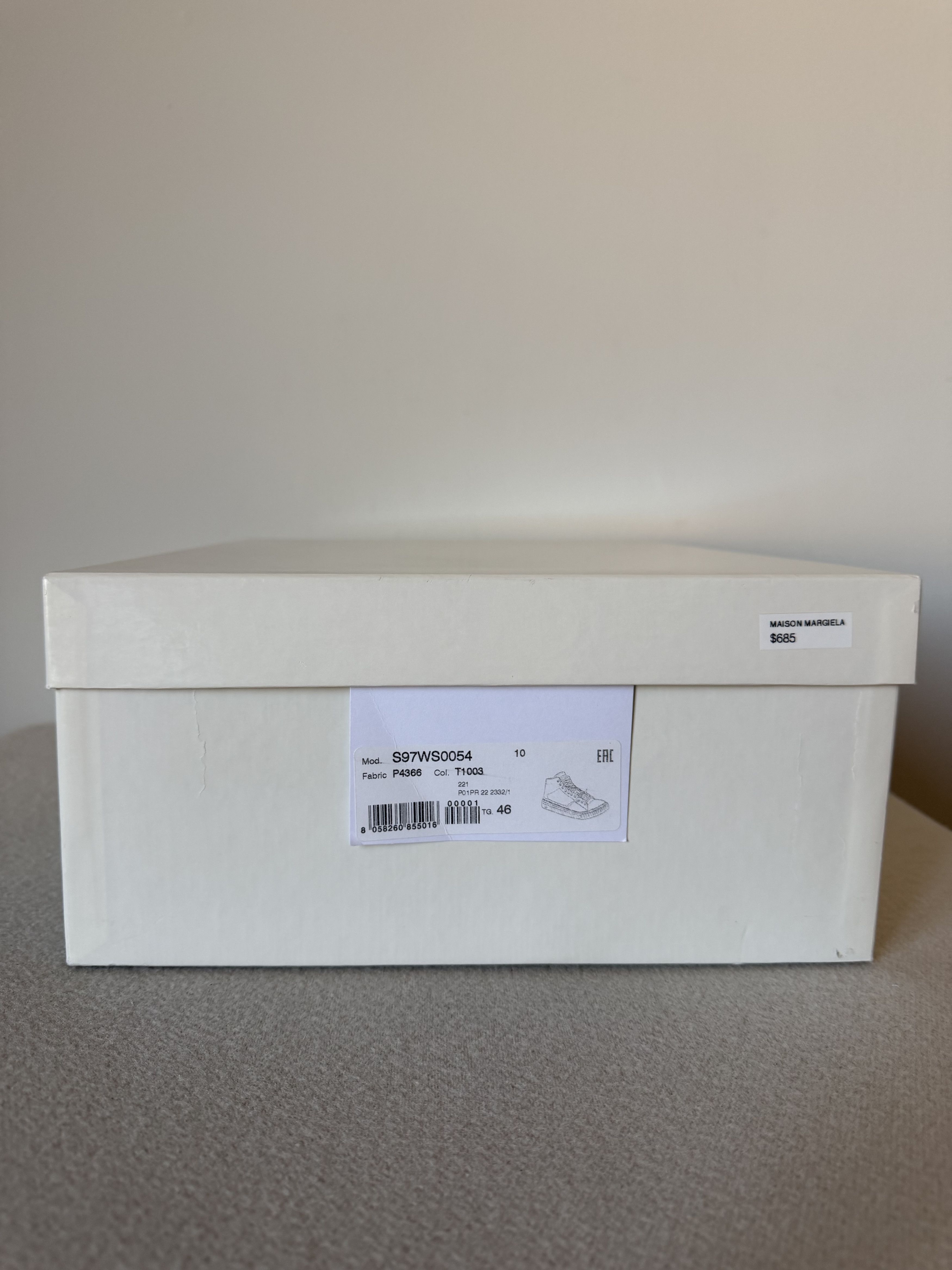 Maison Margiela Maison Margiela Evolution Sneakers in White Leather Size US 13 / EU 46 - 8 Thumbnail