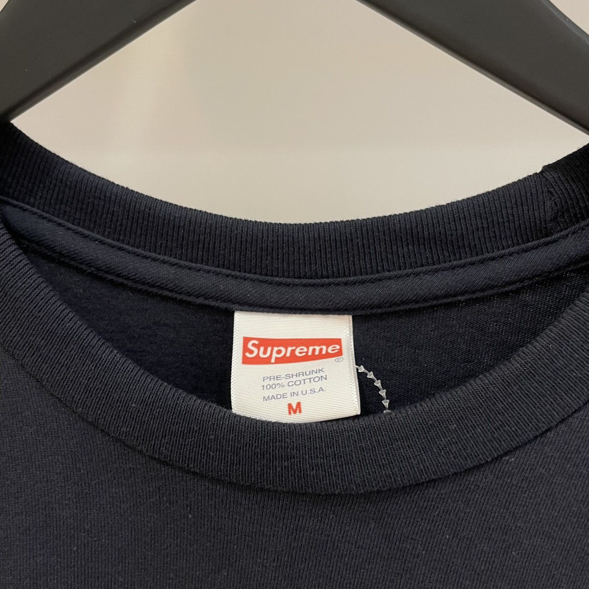 Supreme Supreme Box Logo Tee (FW23) Navy Size US M / EU 48-50 / 2 - 3 Thumbnail