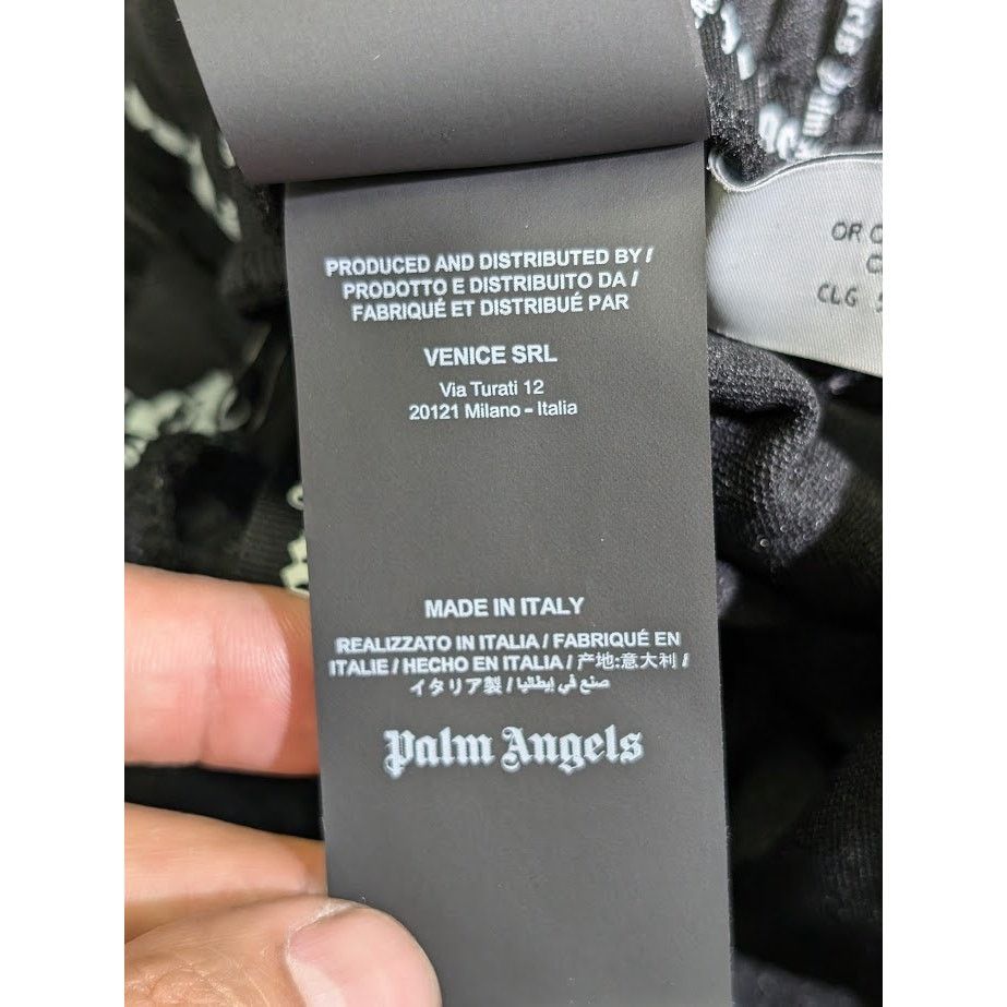 Palm Angels o1rshd1 Spider Web Classic Track Pant in Black Off White Size US 36 / EU 52 - 21 Thumbnail