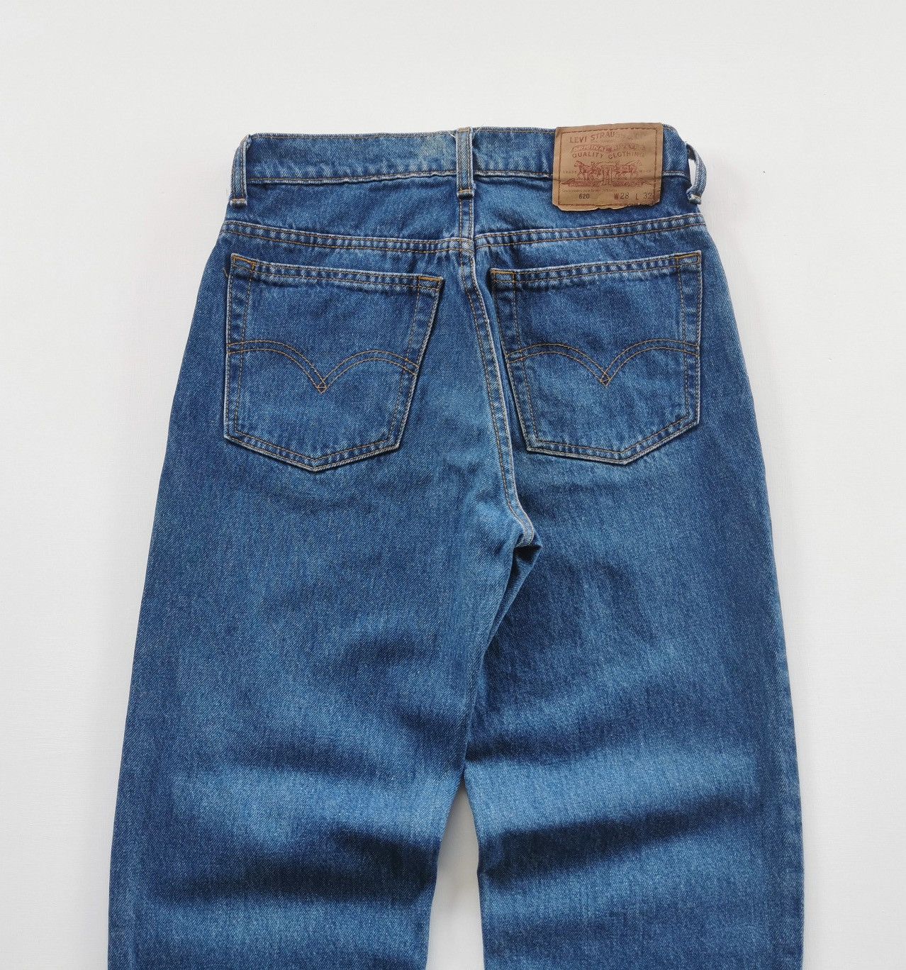 Levi's Vintage Levis Lot 620 Blue Jeans Size 27" / US 4 / IT 40 - 6 Thumbnail