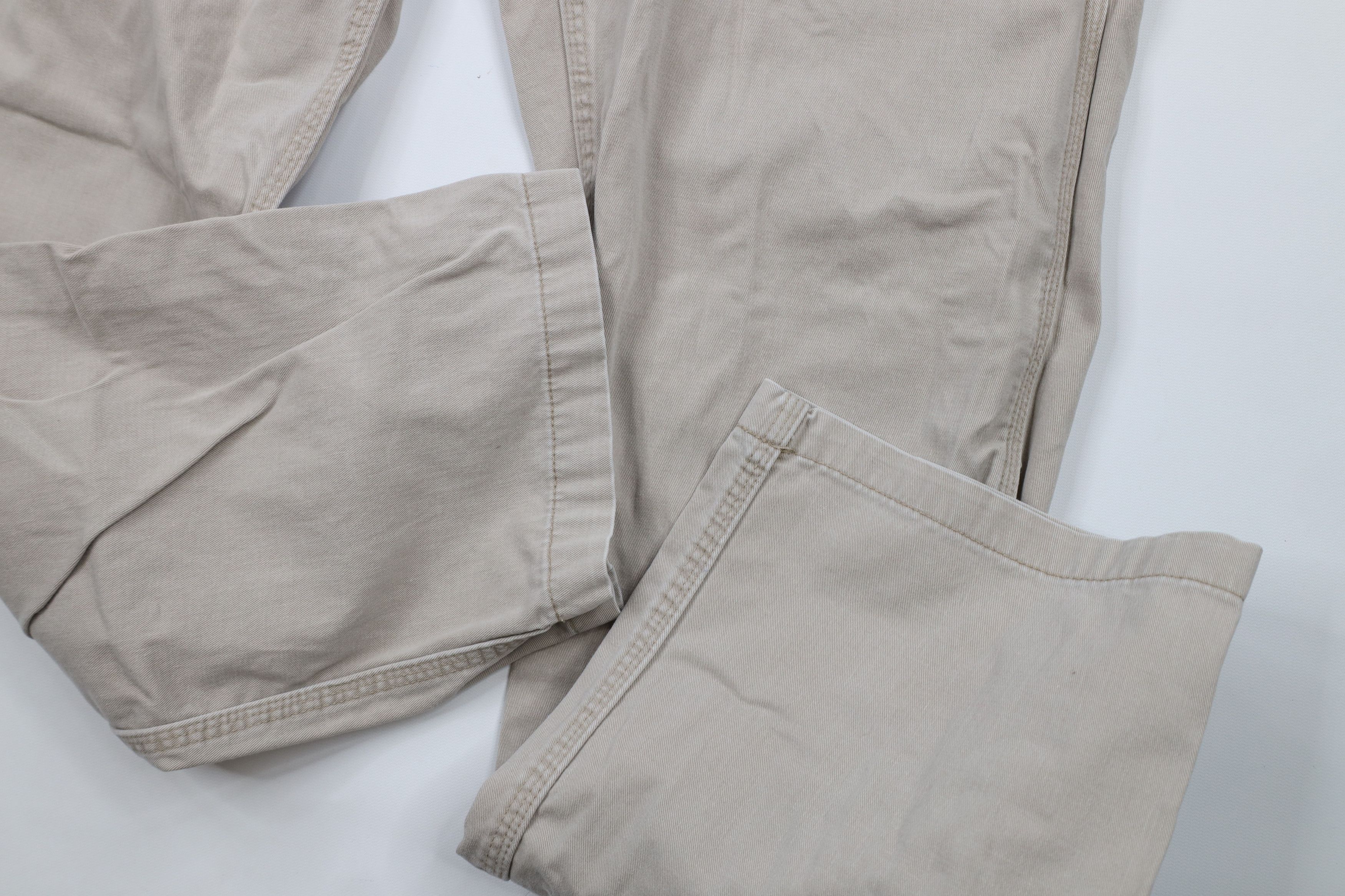 Carhartt Vintage Carhartt Spell Out Wide Leg Chino Pants Beige Size US 38 / EU 54 - 8 Thumbnail