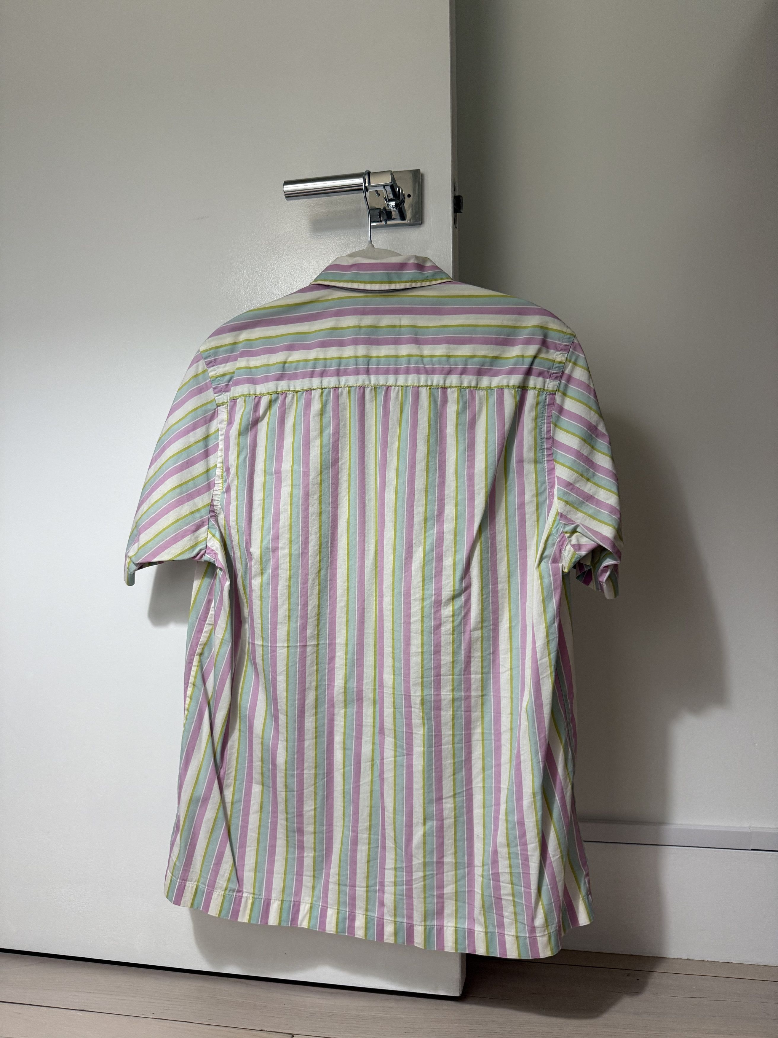CMMN SWDN Short Sleeve Button Down Shirt Size US M / EU 48-50 / 2 - 2 Thumbnail