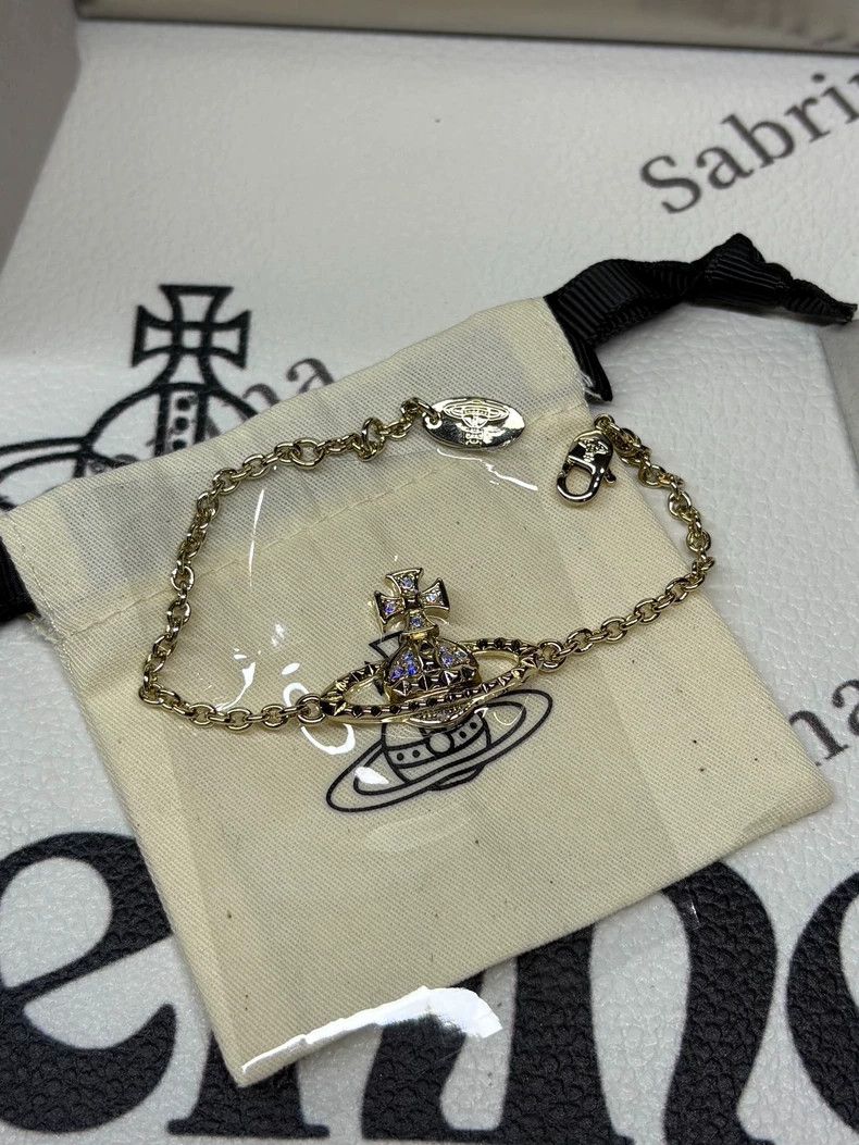 Vivienne Westwood Vivienne Westwood Lady Mei Bracelet-Gold Size ONE SIZE - 1 Thumbnail