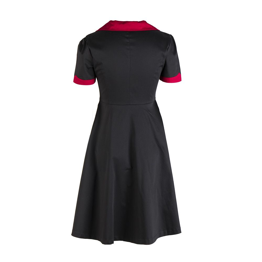 Other Elegant Button Stand A-Line Women Slim Dresses with Pocket Size L / US 10 / IT 46 - 2 Thumbnail