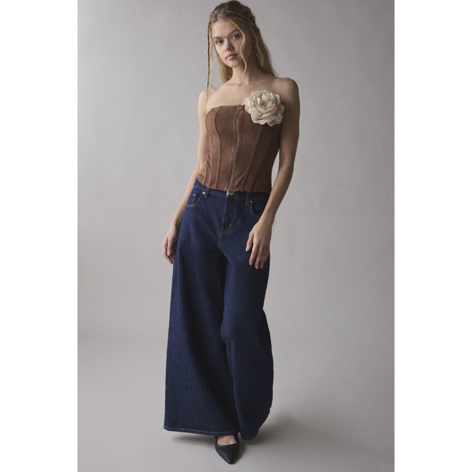 Urban Outfitters Urban Outfitters Out From Under Clara Faux Suede Corset Top Size M / US 6-8 / IT 42-44 - 8 Thumbnail