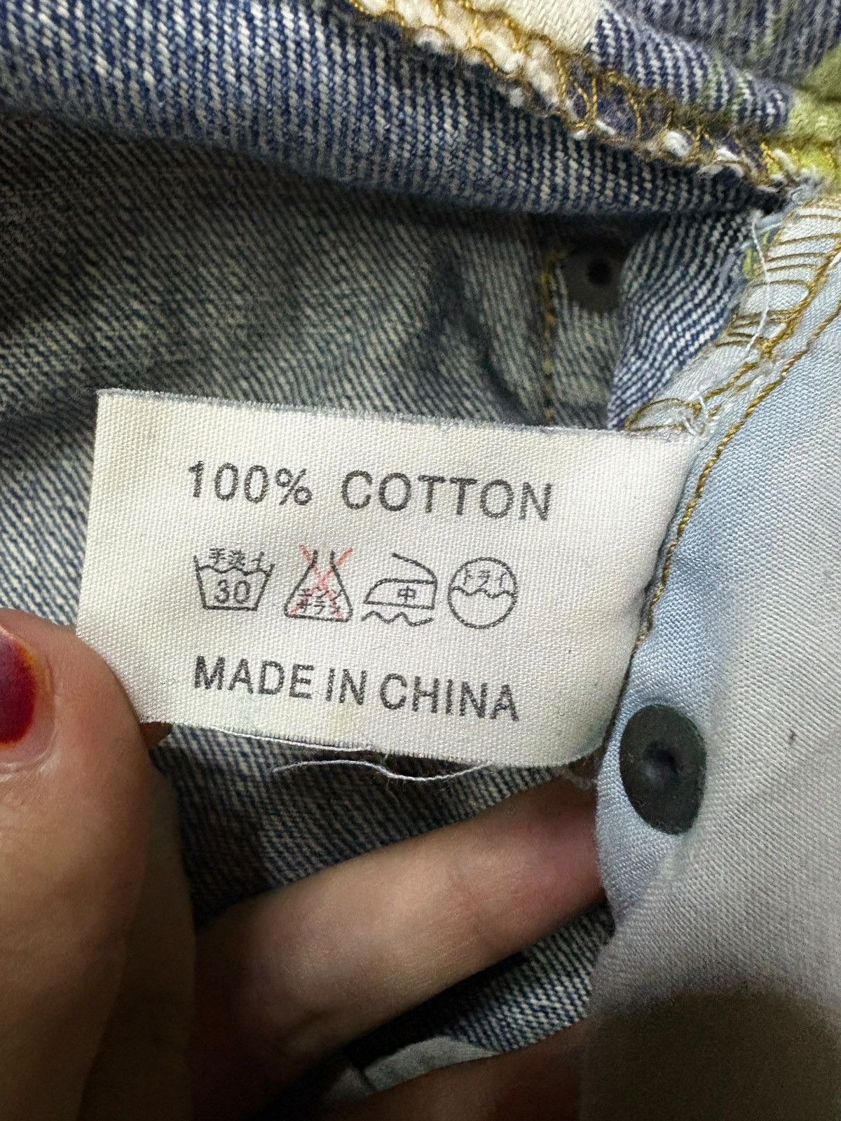Japanese Brand Vintage Breathmint Double Waist Mud Wash Loose Jeans Size US 32 / EU 48 - 11 Thumbnail