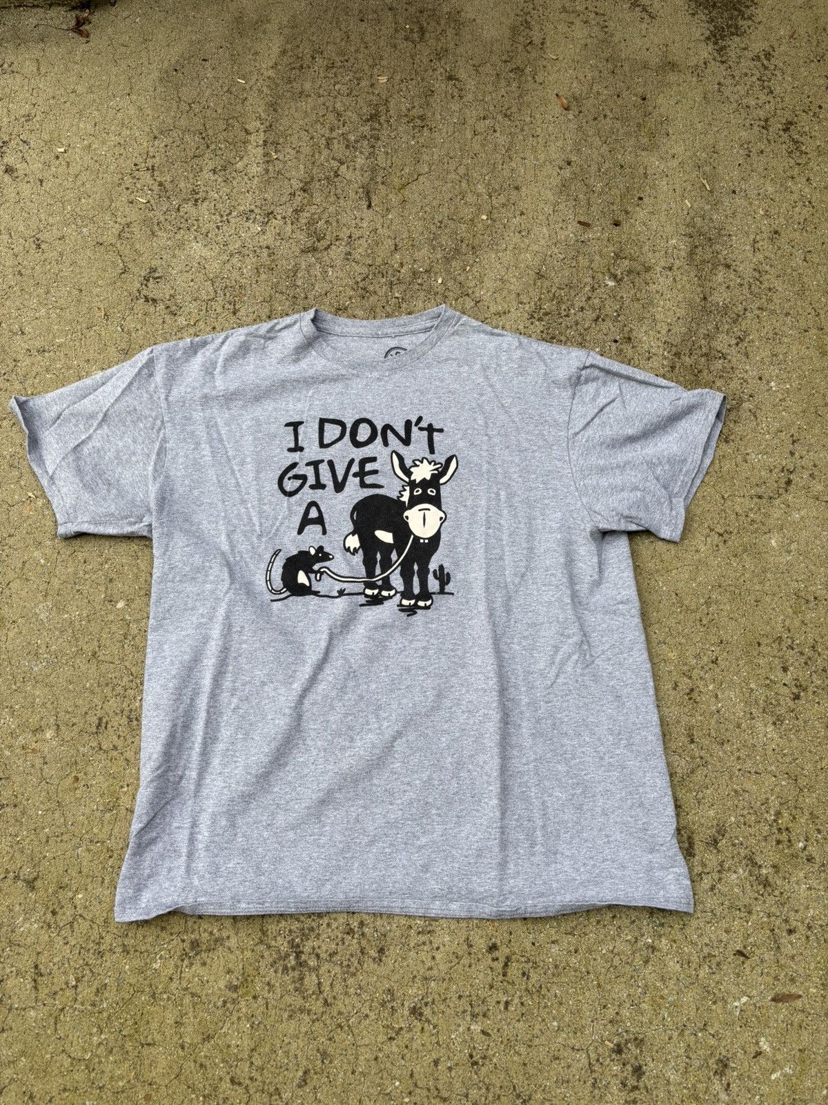 Vintage Vintage I Don’t Give a Rats Ass T Shirt Size US L / EU 52-54 / 3 - 1 Thumbnail