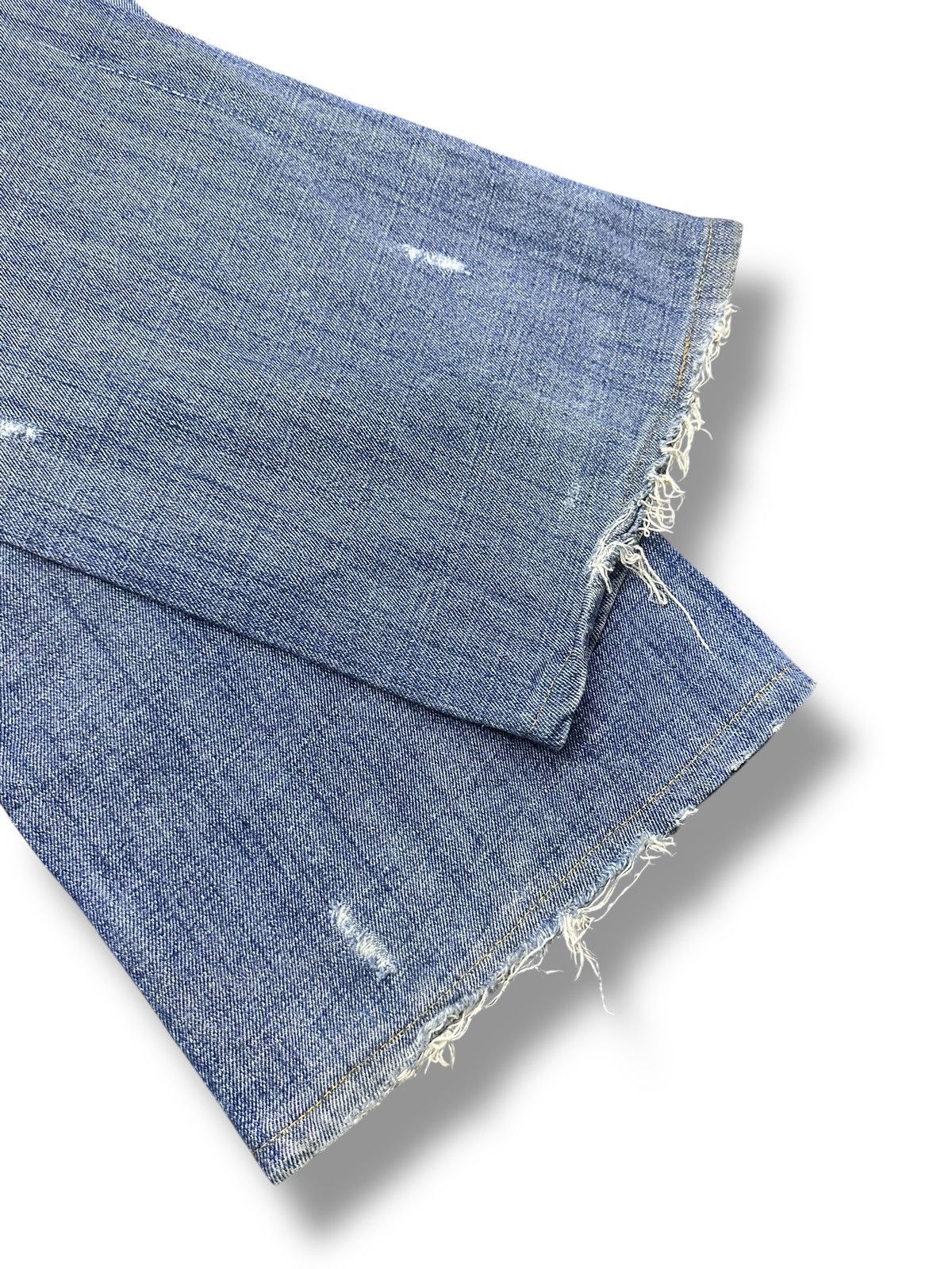 Abercrombie & Fitch Rare Drop 💥 Vintage Ezra Fitch Baggy Straight Jean LGB Style Size US 35 - 17 Thumbnail
