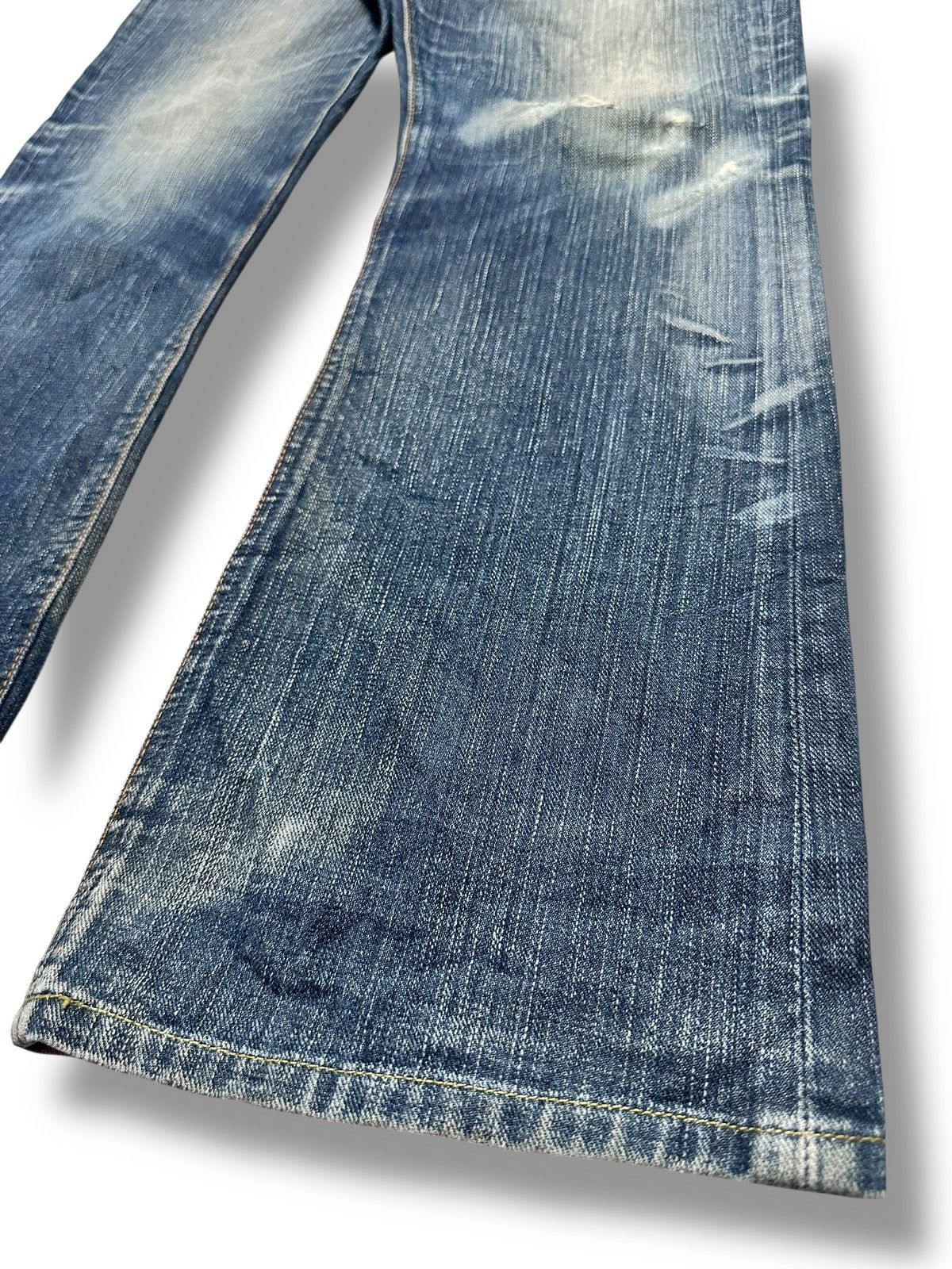Lee Vintage Lee Riders jeans with Flare Distressed and FadedWash Size US 36 / EU 52 - 17 Thumbnail