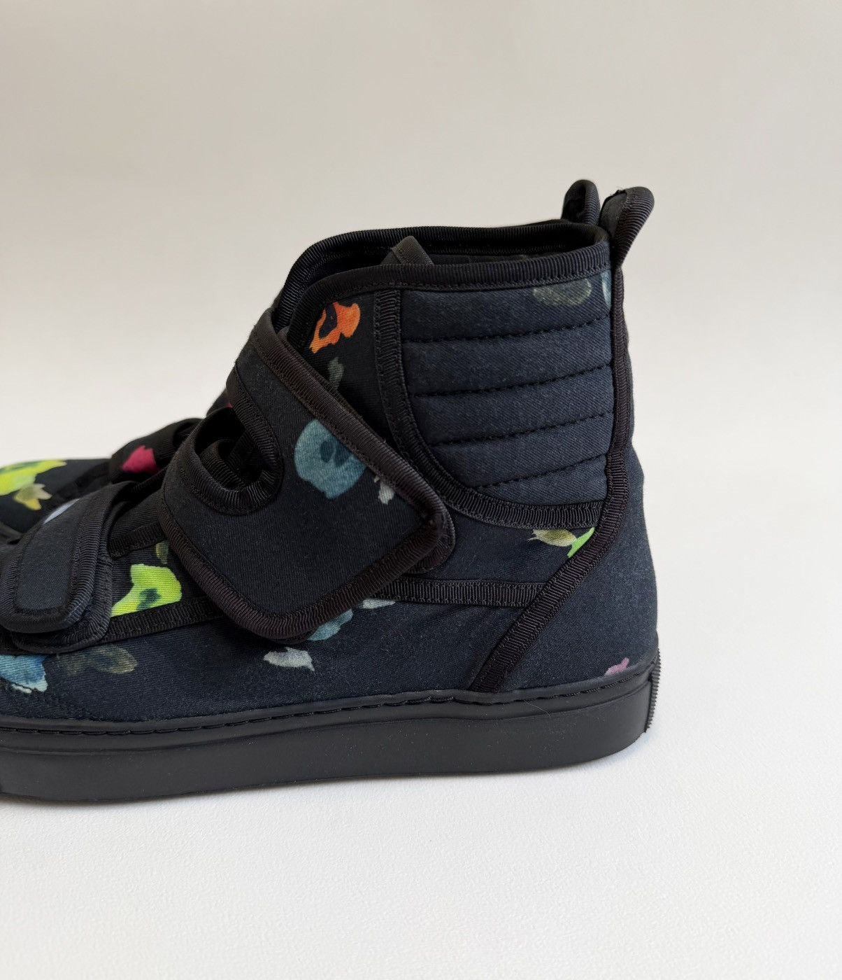 Raf Simons S/S 13 Floral Print Canvas Velcro Sneakers Size US 9 / EU 42 - 6 Thumbnail