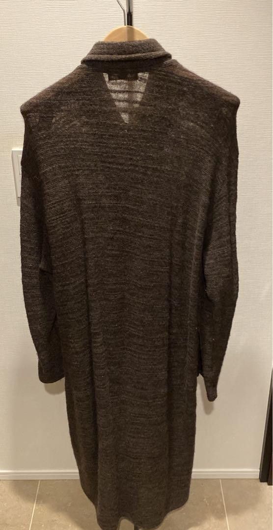 Yohji Yamamoto Yohji Yamamoto PourHomme wool/brown long cardigan Size US L / EU 52-54 / 3 - 4 Thumbnail