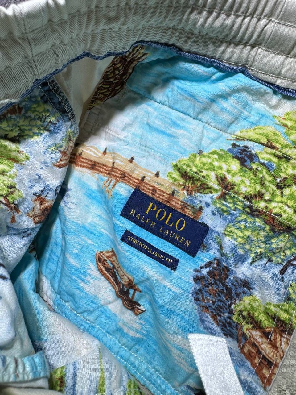 Polo Ralph Lauren Polo Ralph Lauren Vintage Beige Cotton Summer Shorts Size US 36 / EU 52 - 7 Thumbnail