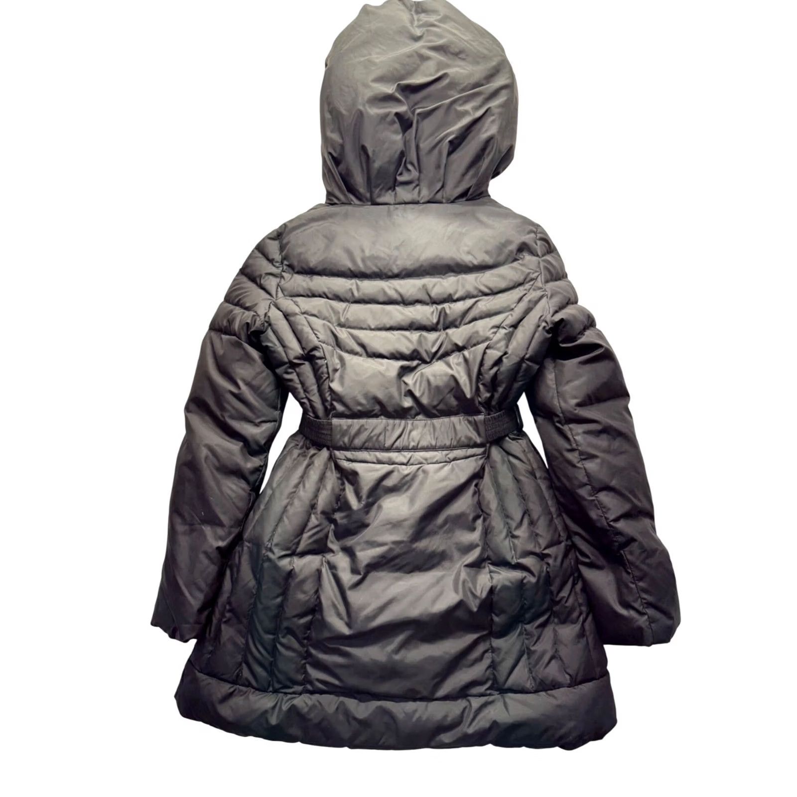 Cole Haan VINTAGE Cole Haan Signature Womens Black Hooded Belted Quilted Coat M Black Quilted Hooded Belted Coat Womens M Size M / US 6-8 / IT 42-44 - 2 Thumbnail