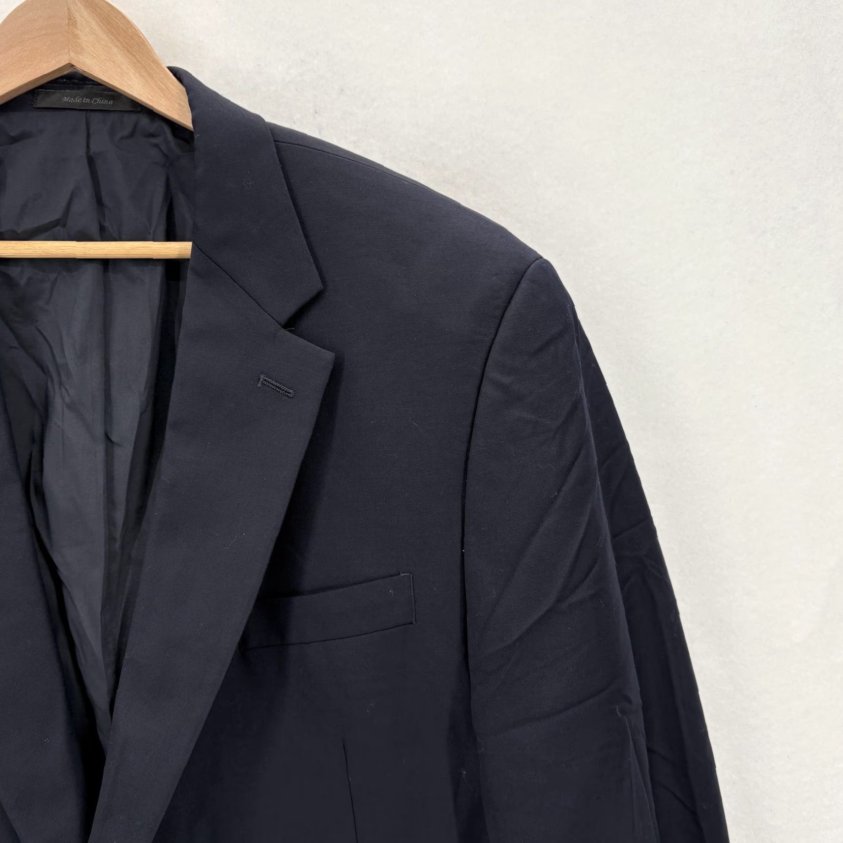 Ralph Lauren VINTAGE Lauren Ralph Lauren Blazer Mens 46R Navy Wool Gold Button Sport Coat Nautical Size 46R - 2 Thumbnail