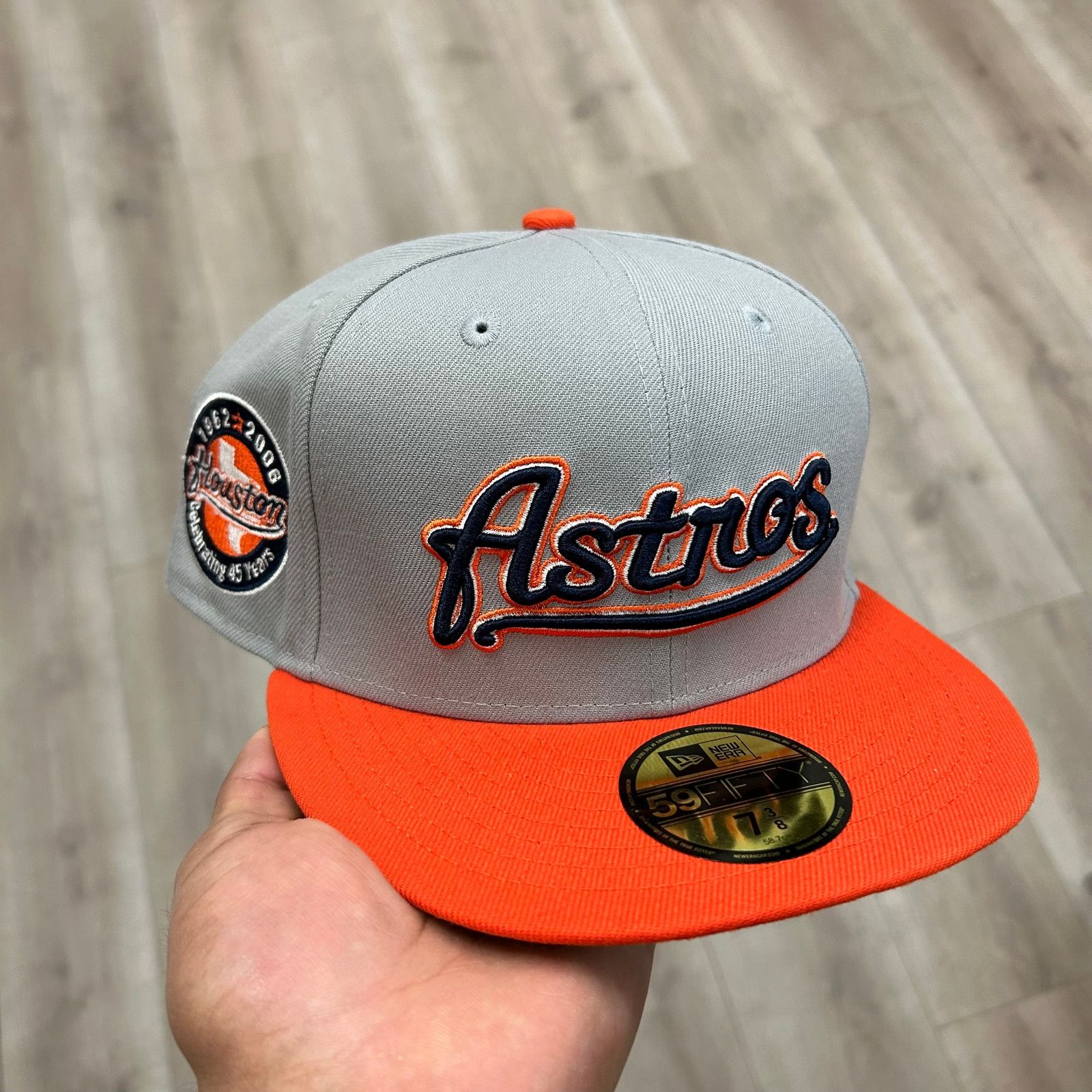New Era New Era Houston Astros 45th Anniversary fitted hat Cap 7 3/8 Size ONE SIZE - 1 Thumbnail