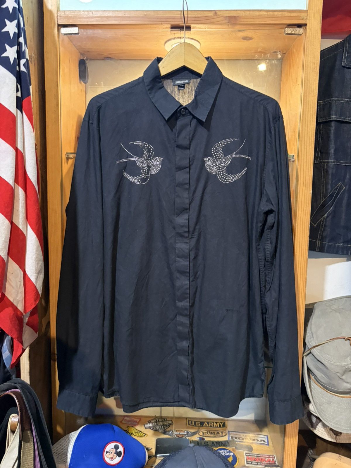 Just Cavalli Vintage Just Cavali Bird Shirt Size US M / EU 48-50 / 2 - 1 Thumbnail