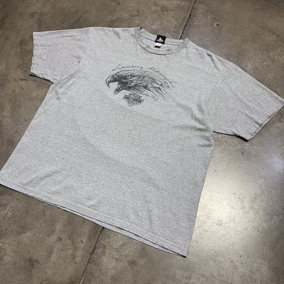 Harley Davidson Vintage Harley Davidson Motorcycle Biker T shirt Kuwait Y2K Size US XXL / EU 58 / 5 - 5 Thumbnail