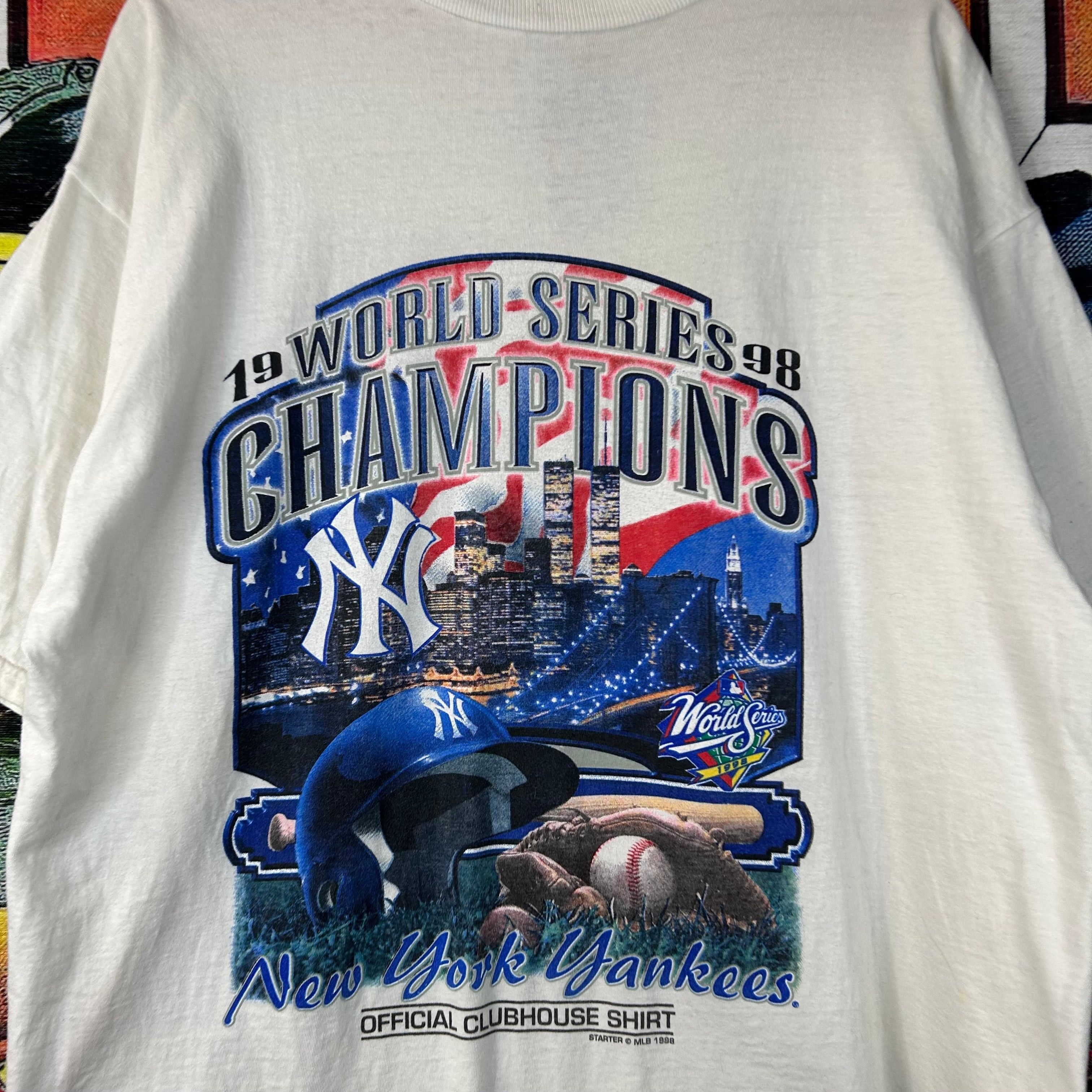 Vintage Vintage 90s 1998 NY Yankees ‘World Series Champions’ Tee Size US L / EU 52-54 / 3 - 5 Thumbnail