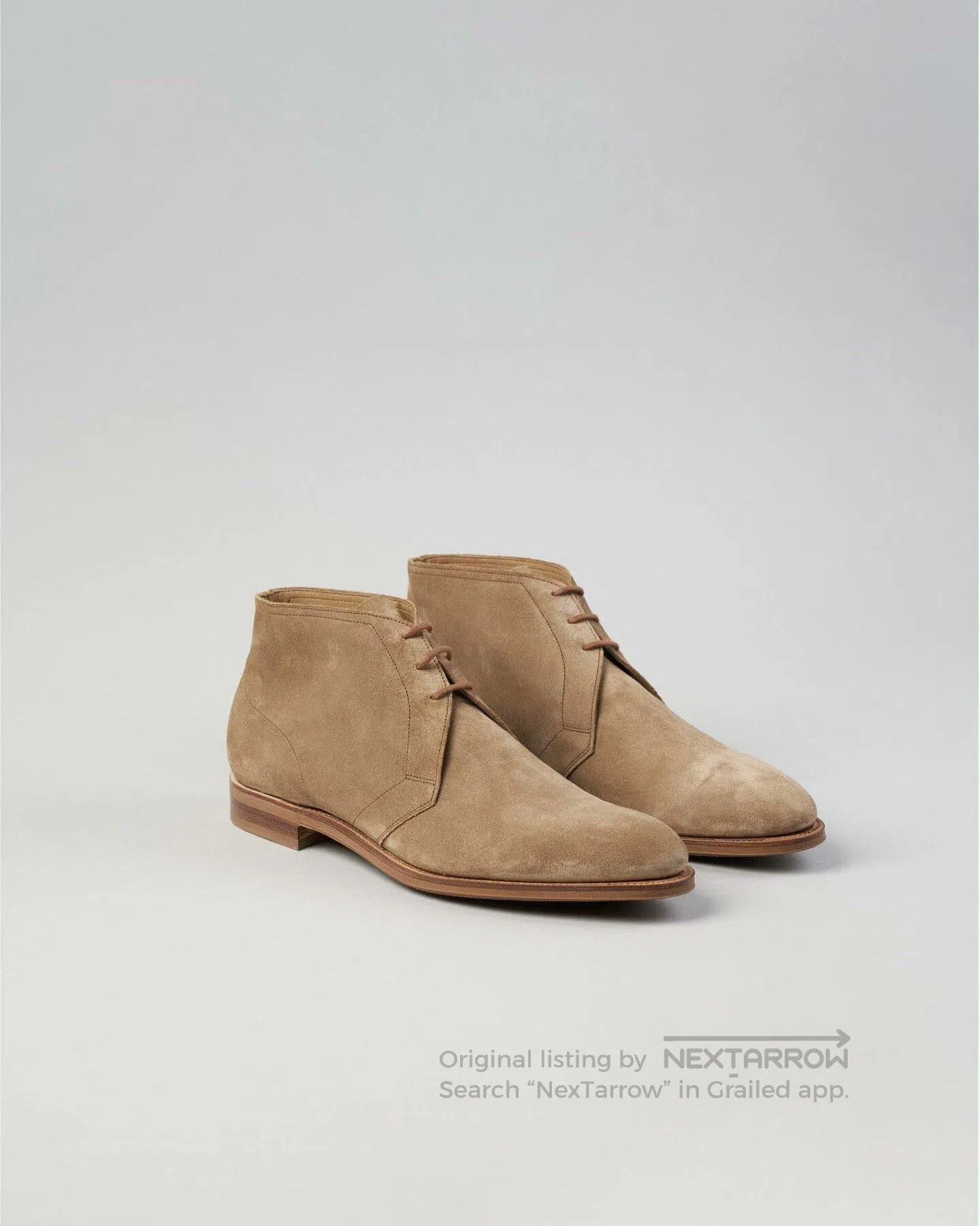 Edward Green Edward Green Mushroom Suede Chukka Boots. Size US 6.5 / EU 39-40 - 1 Thumbnail