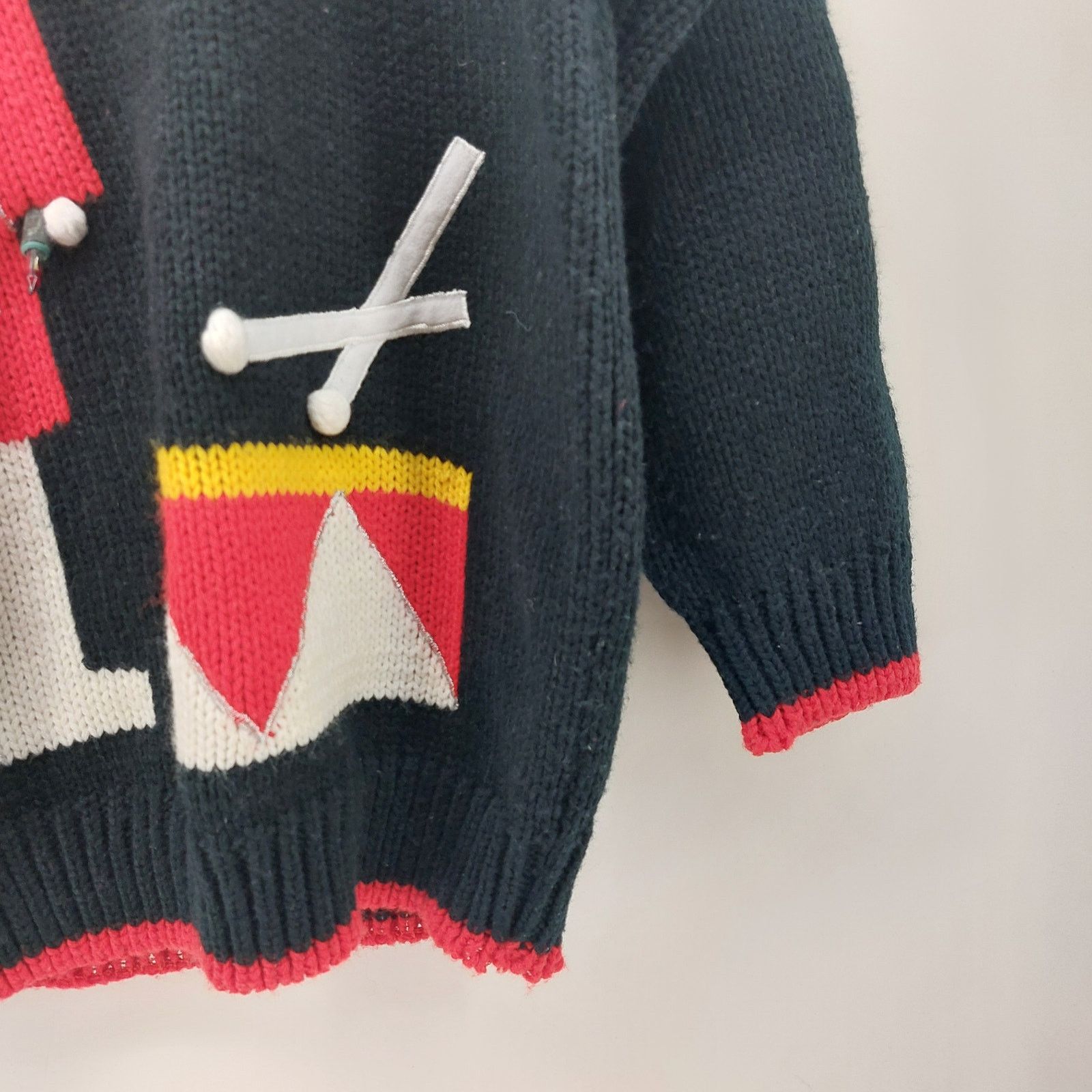 Vintage JJ.Fargo Ugly Christmas Sweater Drummer Boy Nutcracker Sz M Size M / US 6-8 / IT 42-44 - 12 Thumbnail
