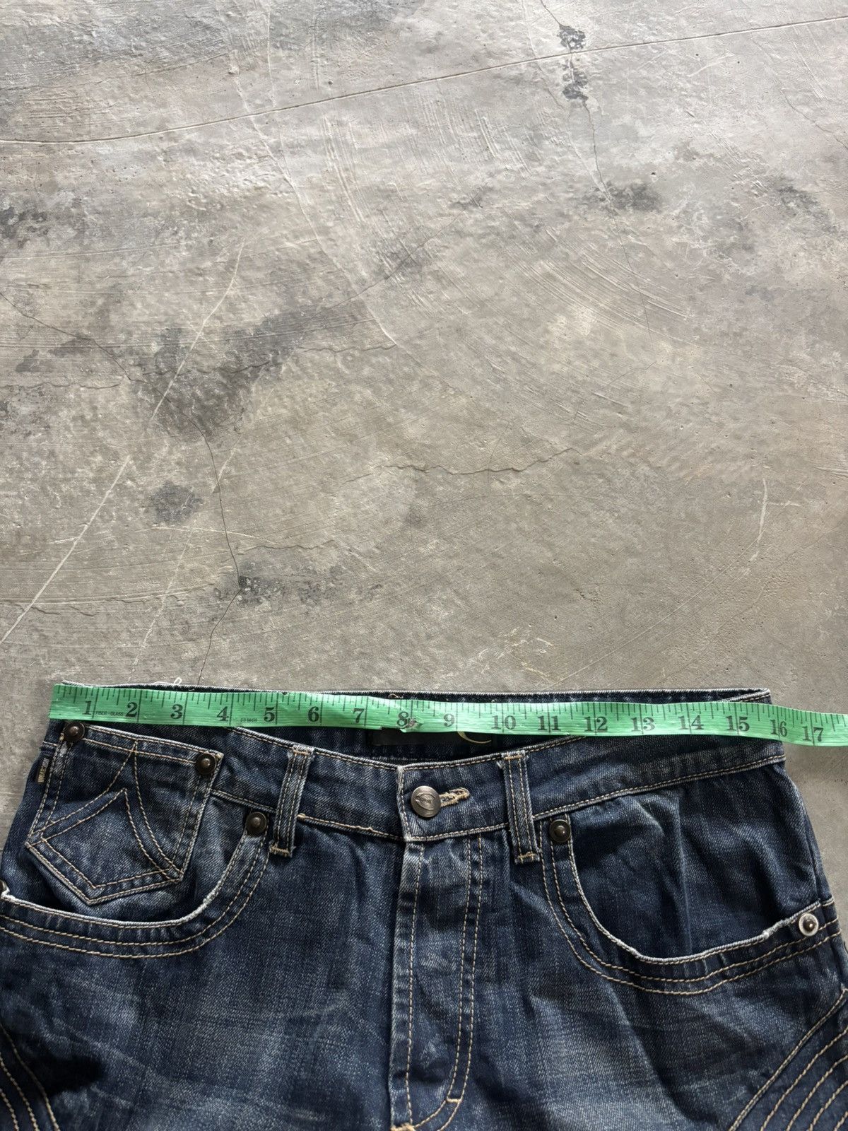 Just Cavalli JUST CAVALLI JEANS SIDE STITCHING ABSTRACT ART STYLE Size US 31 - 19 Thumbnail