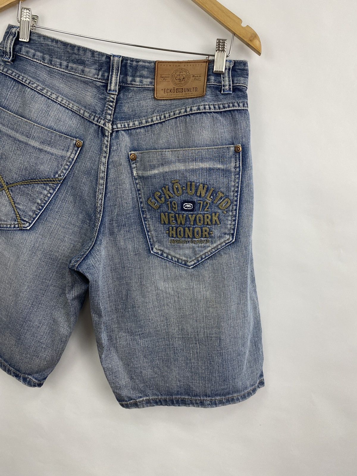 Ecko Unltd. 🇺🇸 Vintage 90s Ecko Unlimited Rap Japan Style Shorts Rare Y2K Size US 30 / EU 46 - 3 Thumbnail