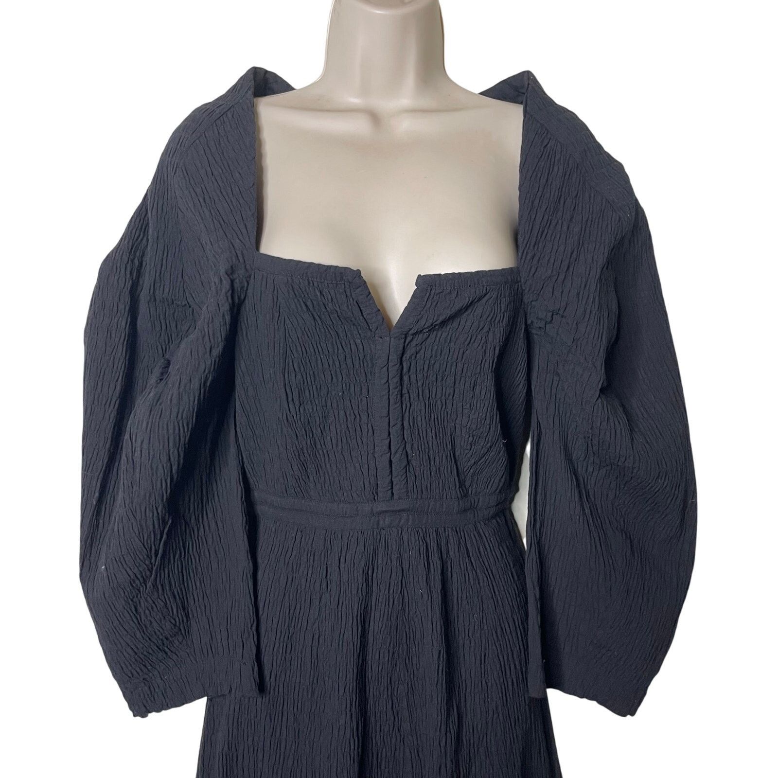 Mara Hoffman MARA HOFFMAN Violeta textured stretch-cotton midi dress sz 2 Size XS / US 0-2 / IT 36-38 - 6 Thumbnail