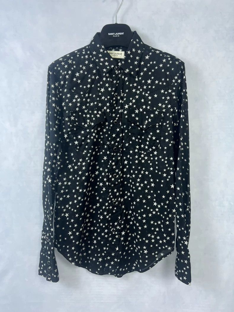 Yves Saint Laurent Saint Laurent17 FW baby's breath shirt 2503-Nextarrow Size US M / EU 48-50 / 2 - 1 Thumbnail