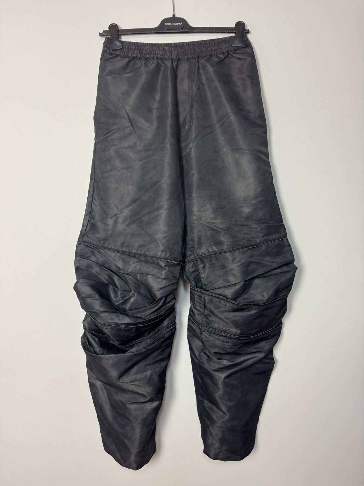 Y/Project BNWT Y/Project FW23 Runaway Black Nylon Zip Baggy Pants Size US 30 / EU 46 - 14 Thumbnail