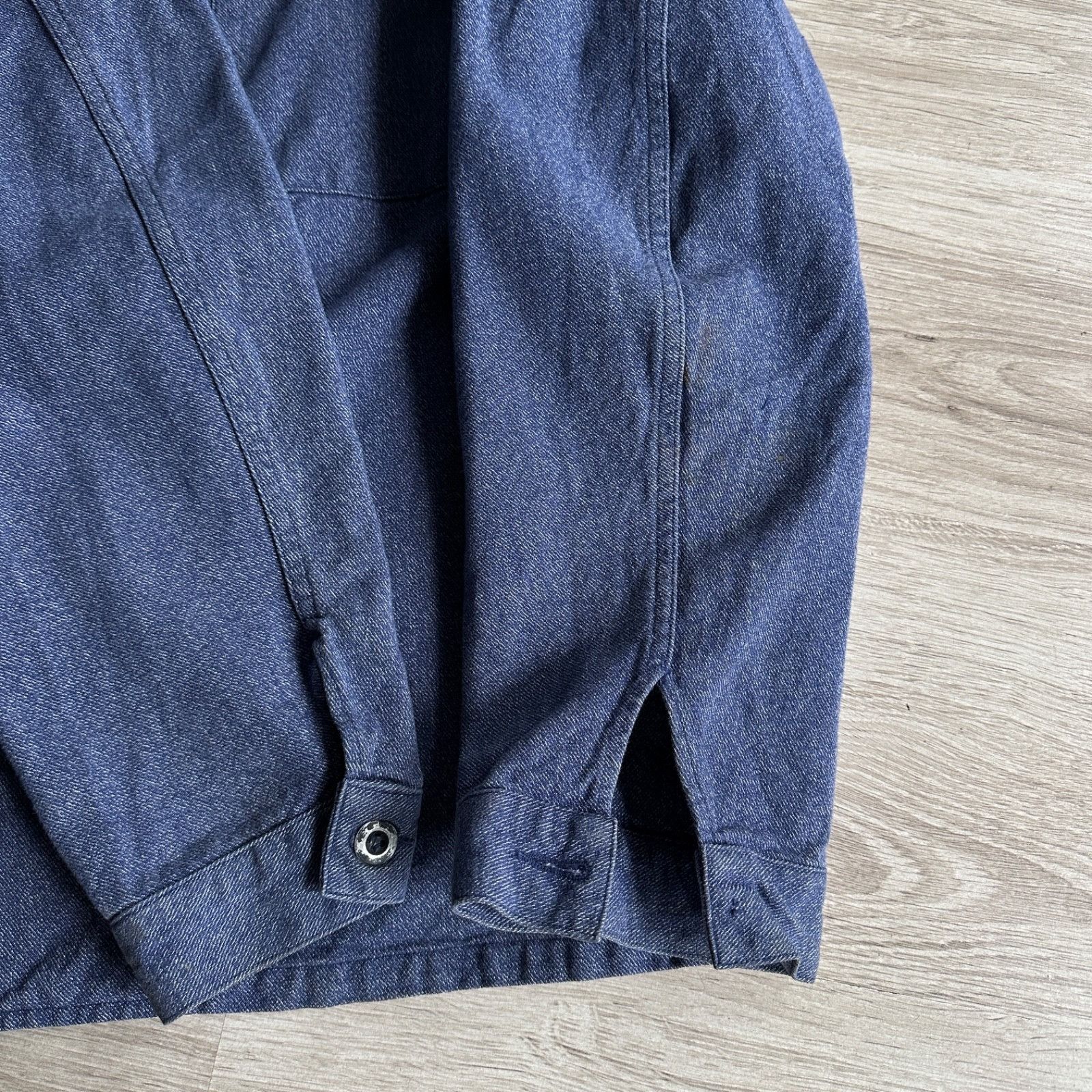 Vintage Vintage 50s French Swiss Workwear Chore Jacket 9347AC Size US XL / EU 56 / 4 - 7 Thumbnail