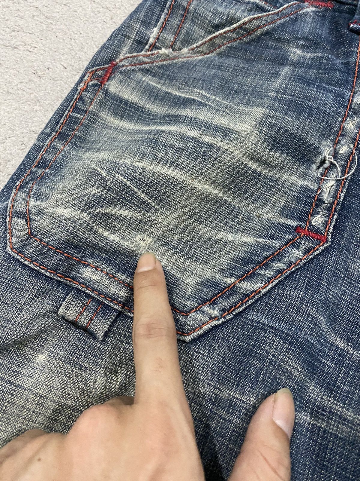 Edwin Edwin Bluetrip Bondage Punks Style Denim Pants Size US 33 - 17 Thumbnail
