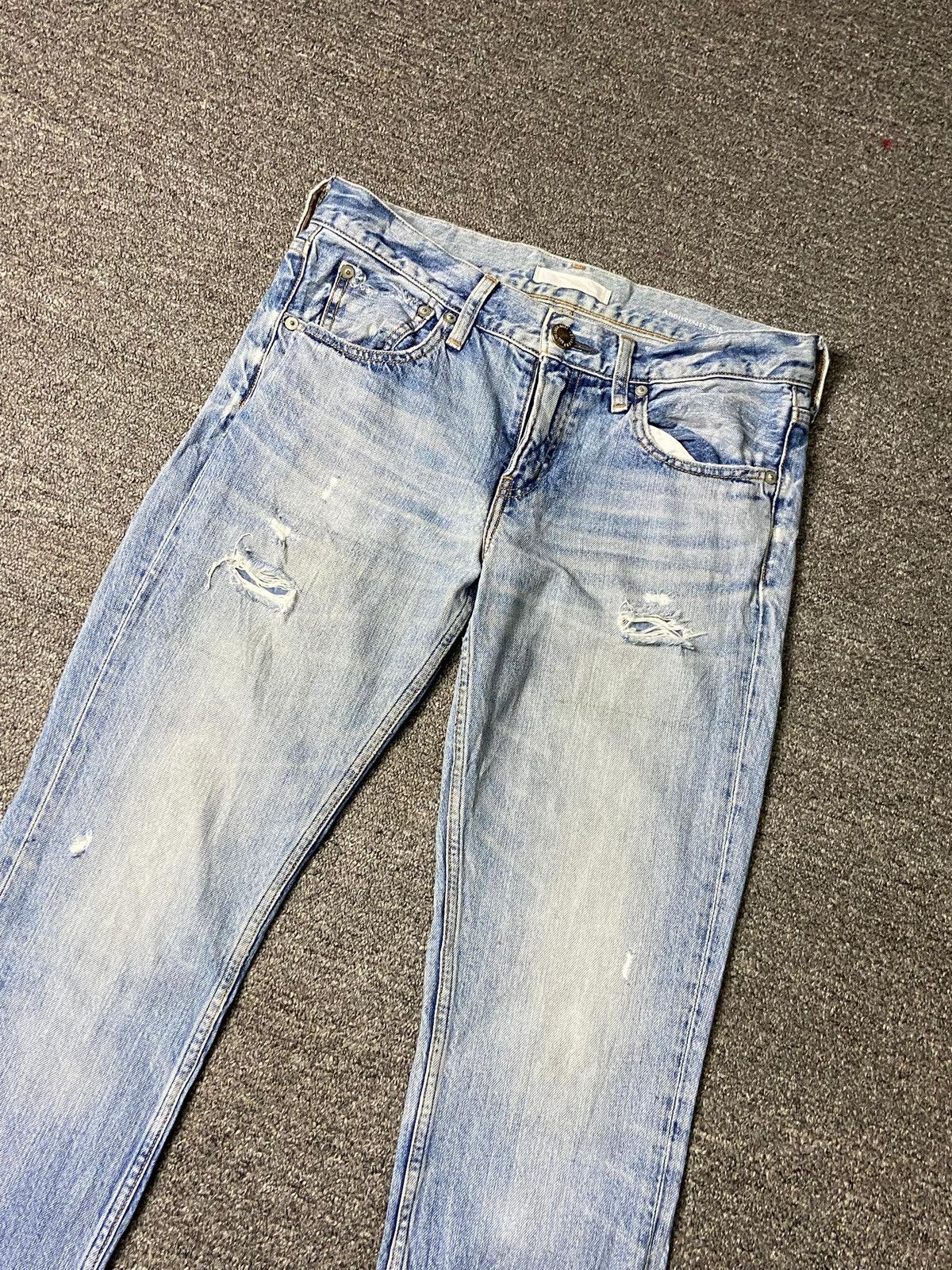 Japanese Brand × Seditionaries × Vintage RED CARD Brand Distressed Denim Jeans (131) Size US 31 - 9 Thumbnail