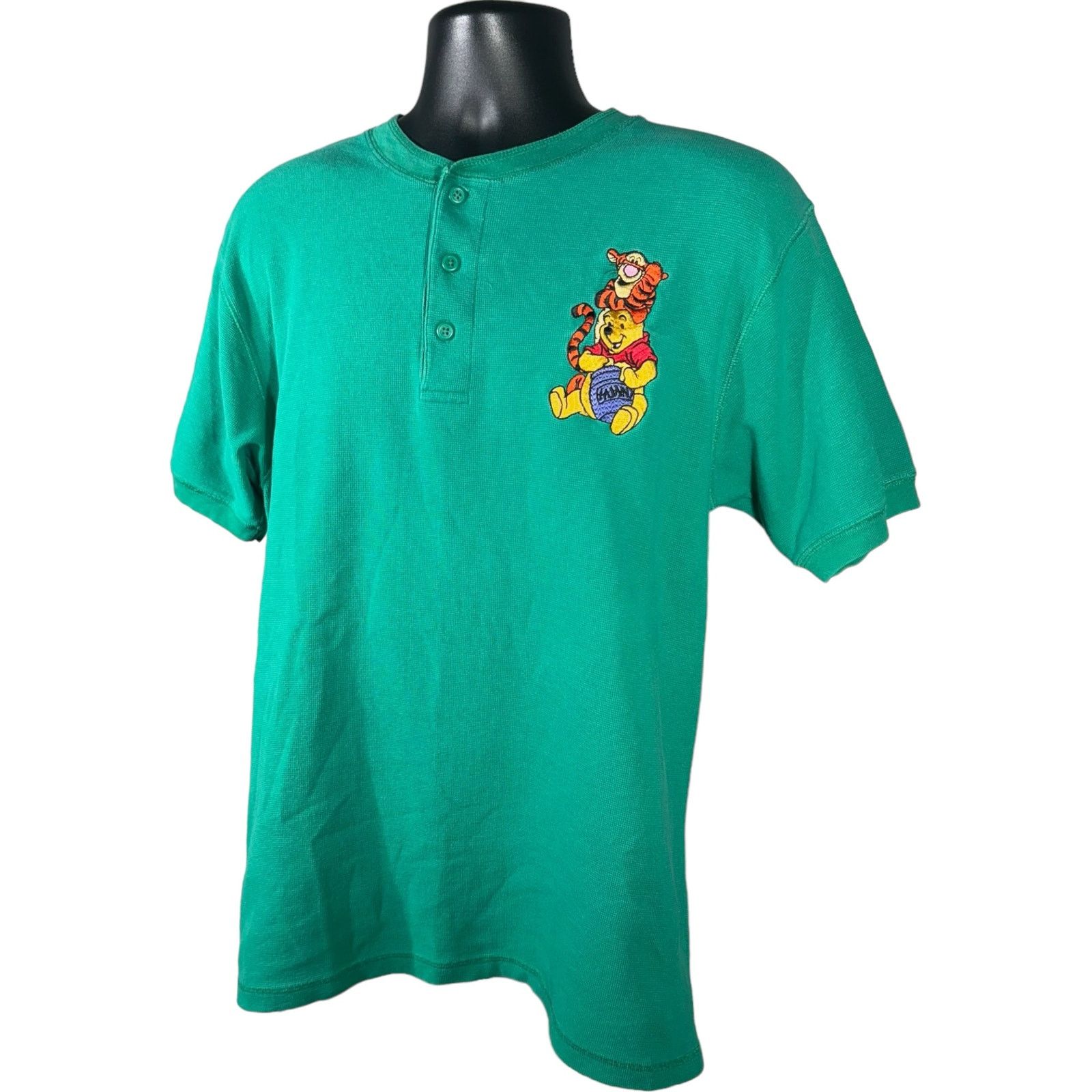 Disney Disney Winnie The Pooh And Tigger Henley Tee Size US M / EU 48-50 / 2 - 3 Thumbnail
