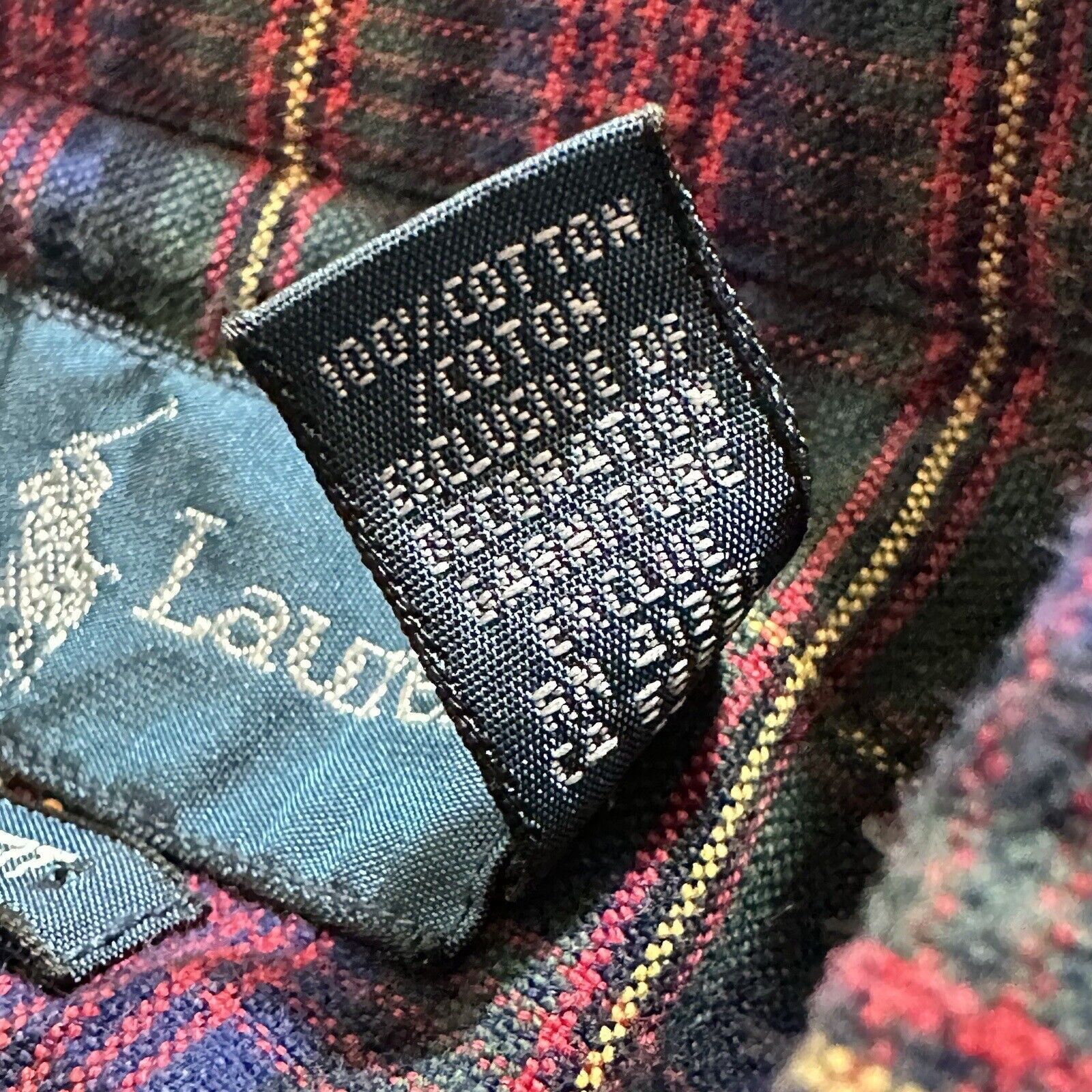 Ralph Lauren Ralph Lauren Large Button Down Purple Plaid Dress Shirt Size US L / EU 52-54 / 3 - 12 Thumbnail