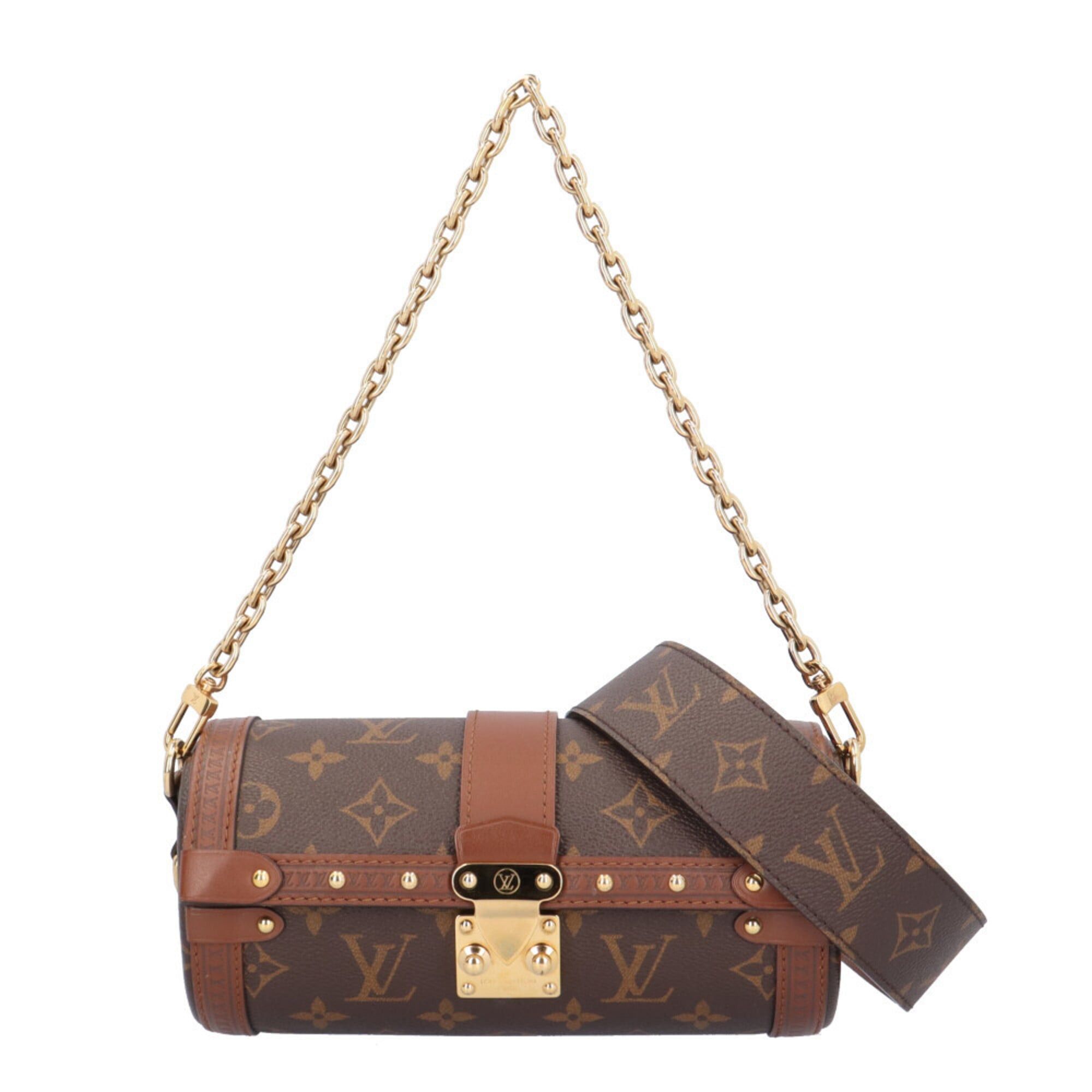 Louis Vuitton Louis Vuitton Papillon Trunk Monogram Shoulder Bag, Canvas M57835, Brown, Women's, LOUIS VUITTON, 2-way Size ONE SIZE - 1 Thumbnail