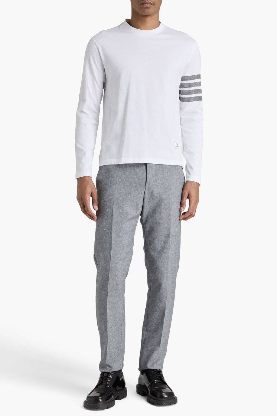 Thom Browne Thom browne 4 bar long sleeve shirt 2003 rugby NY white L/S Size US M / EU 48-50 / 2 - 2 Thumbnail