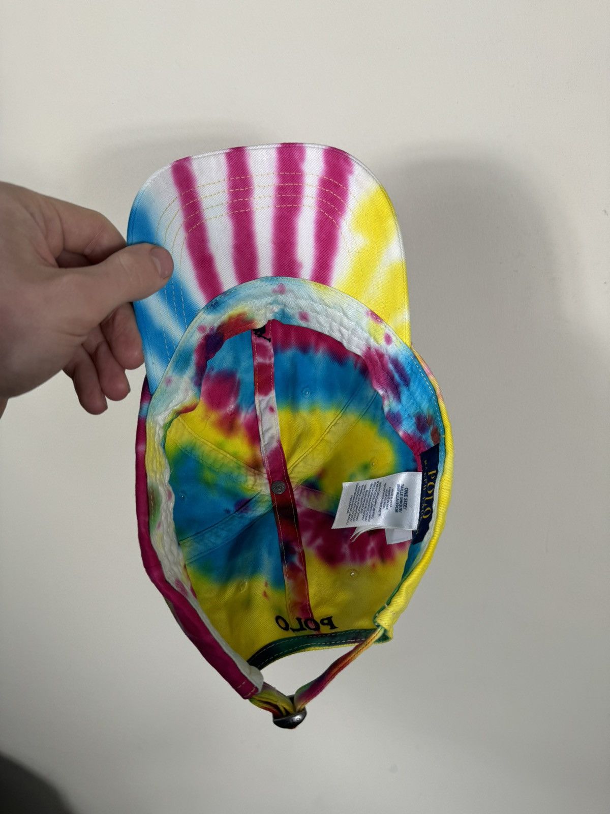 Polo Ralph Lauren × Ralph Lauren Polo Ralph Lauren Colorful Tie Dye Cap Size ONE SIZE - 6 Thumbnail