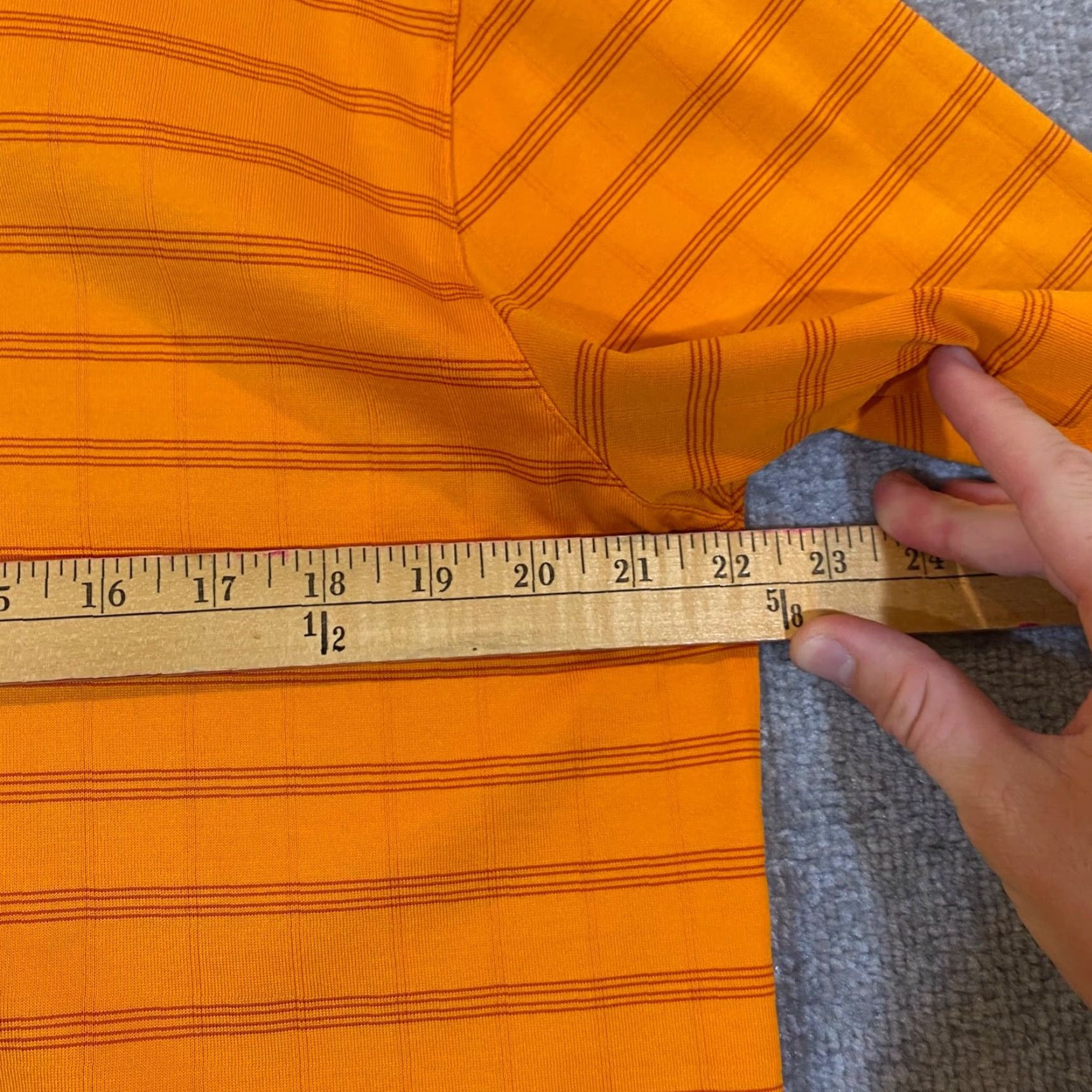 Nike NIKE Tiger Woods Polo Shirt Mens Large Orange Poly Cotton Blend Dri-Fit S/S Golf Shirt Polo Dri-Fit Nike Tiger Woods Mens Large Orange Polo Shirt Size US L / EU 52-54 / 3 - 5 Thumbnail